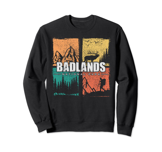 Badlands National Park Us Badlands Sweatshirt - Novelty Apparel Men Women - T-Shirt, Sweatshirt, Hoodie