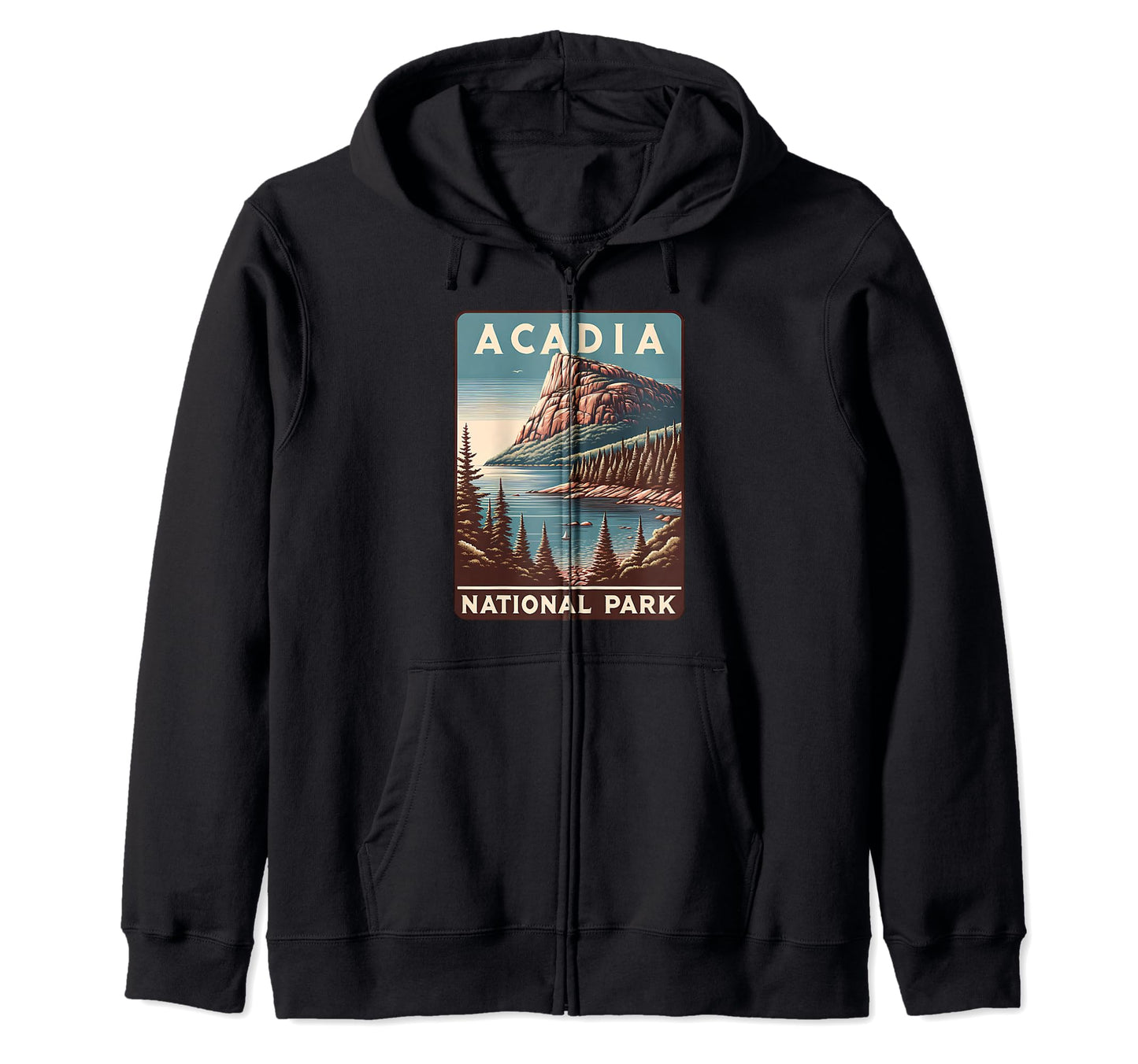 Acadia National Park Maine Usa Outdoor Hoodie - Graphic Print Men Women - T-Shirt, Sweatshirt, Hoodie