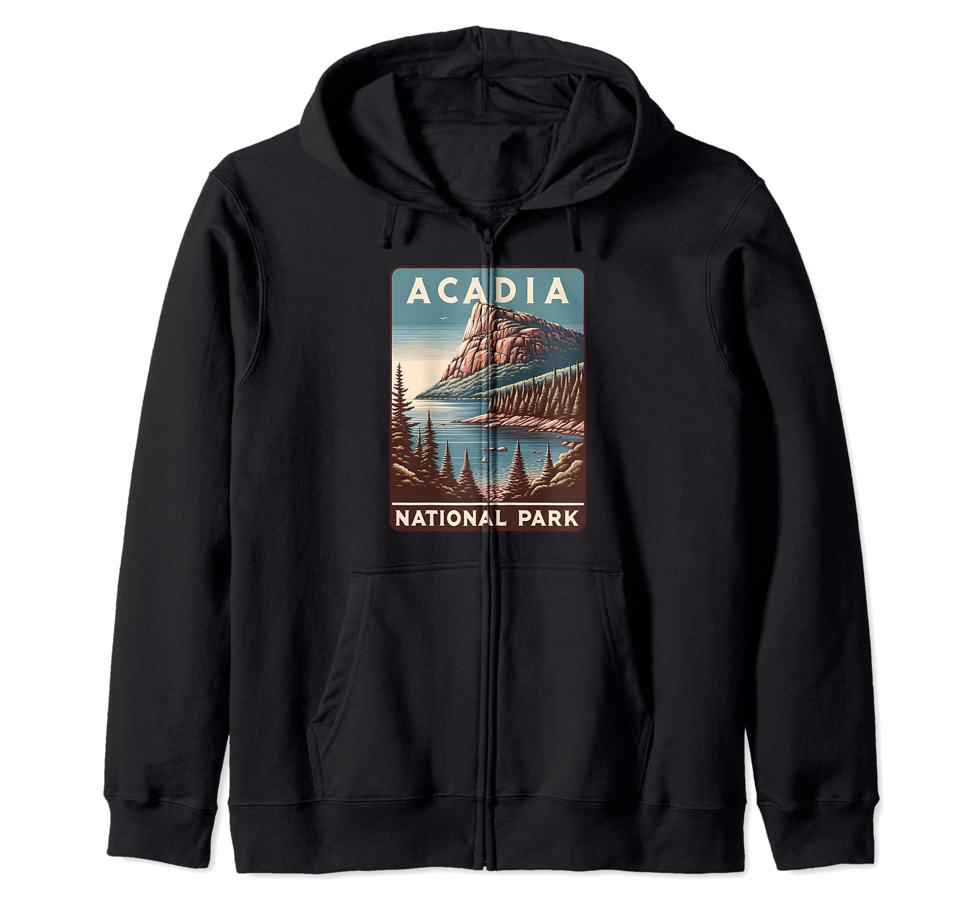 Acadia National Park Maine Usa Outdoor Hoodie - Graphic Print Men Women - T-Shirt, Sweatshirt, Hoodie