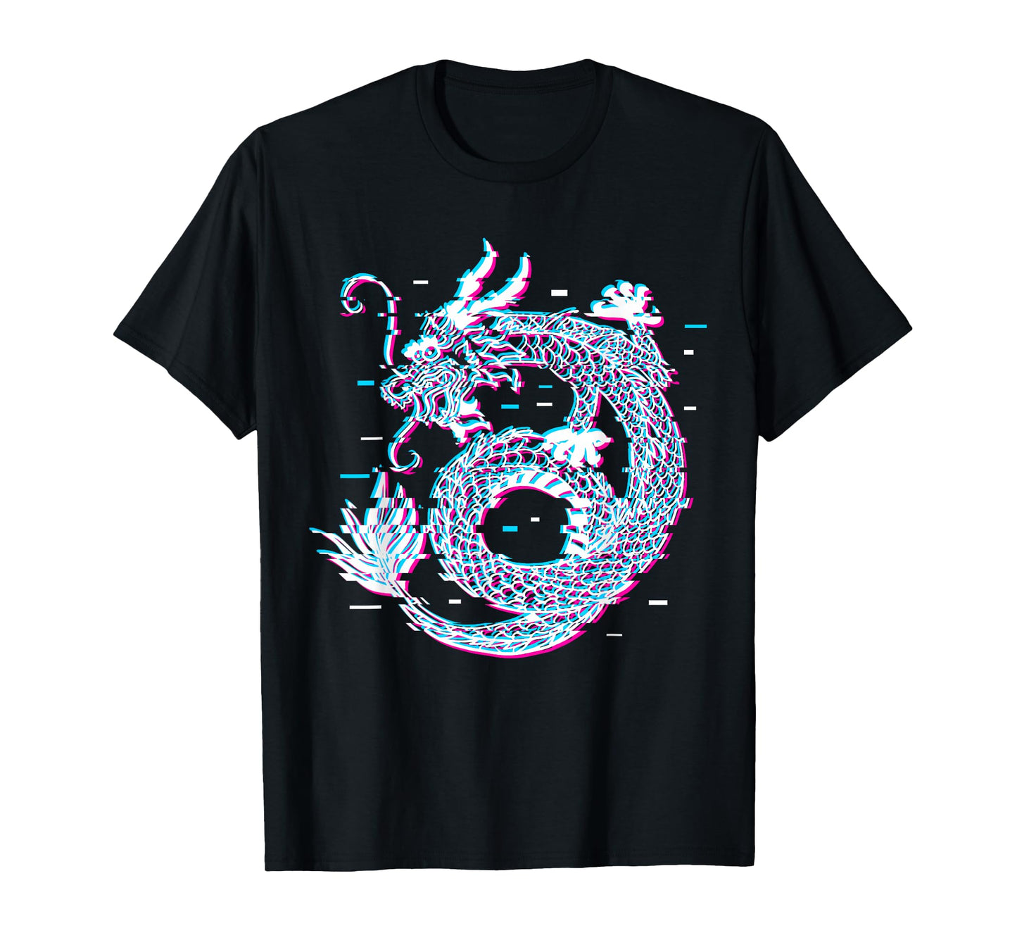 Japanese Traditional Dragon Vaporwave T-Shirt - Trendy Graphic for Adults - T-Shirt, Sweatshirt, Hoodie