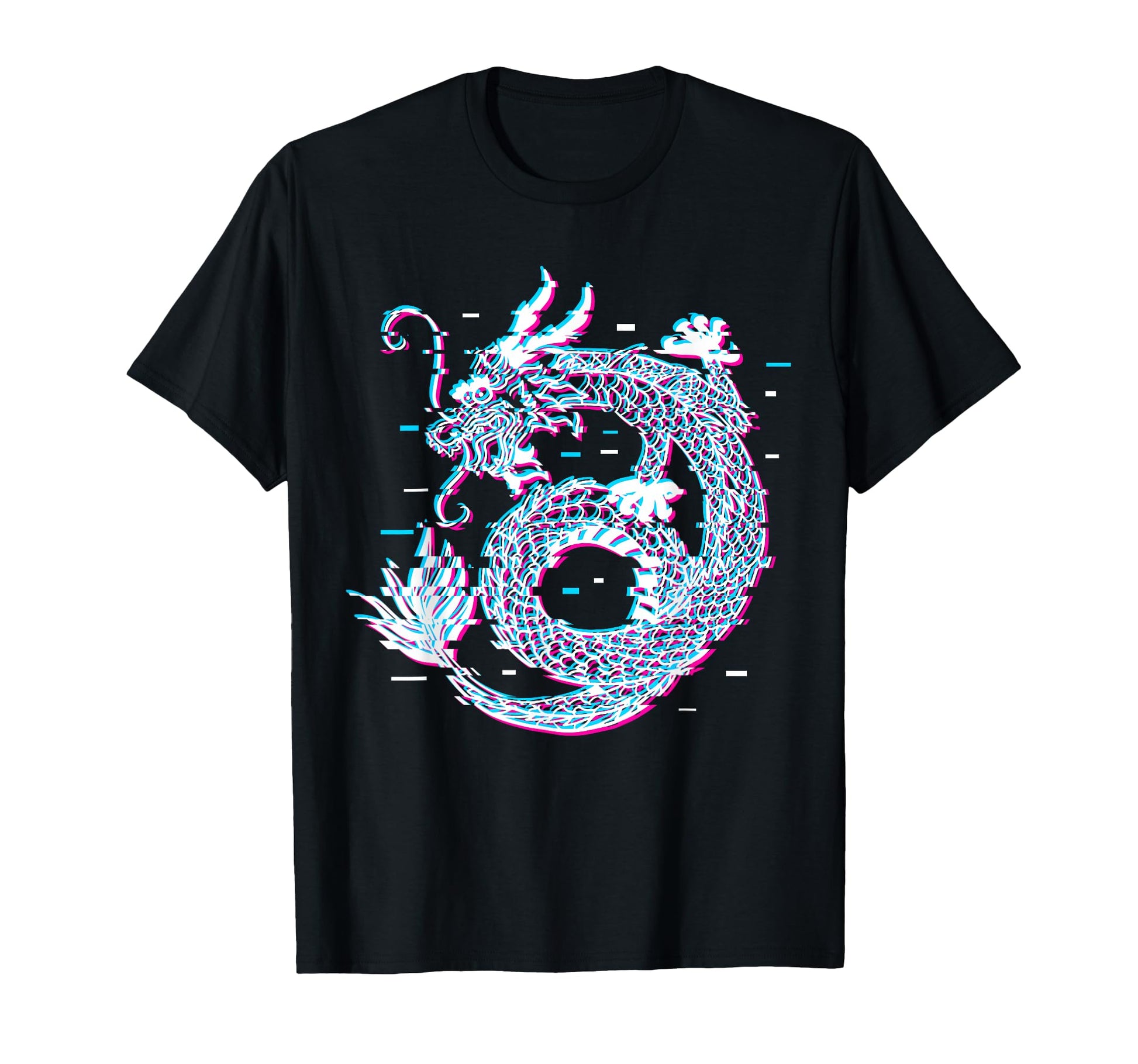 Japanese Traditional Dragon Vaporwave T-Shirt - Trendy Graphic for Adults - T-Shirt, Sweatshirt, Hoodie