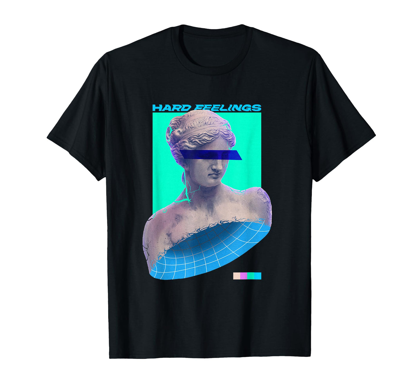Hard Feelings Emo Vaporwave T-Shirt - Custom Art Print for Adults - T-Shirt, Sweatshirt, Hoodie