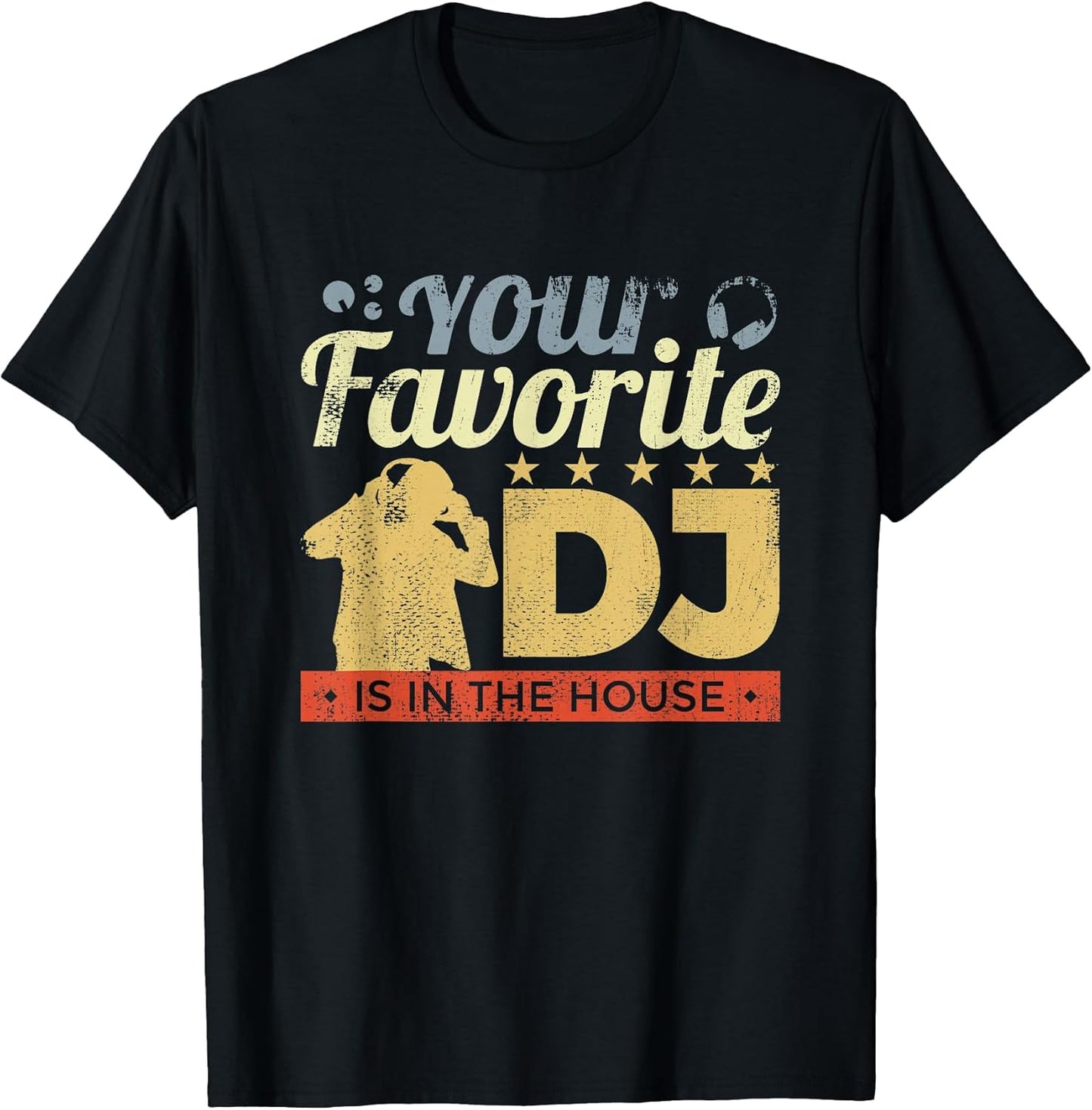 DJ for a Disc Jockey - Adult & Kids T-Shirts, Sweatshirts & Hoodies apparel design preview 1