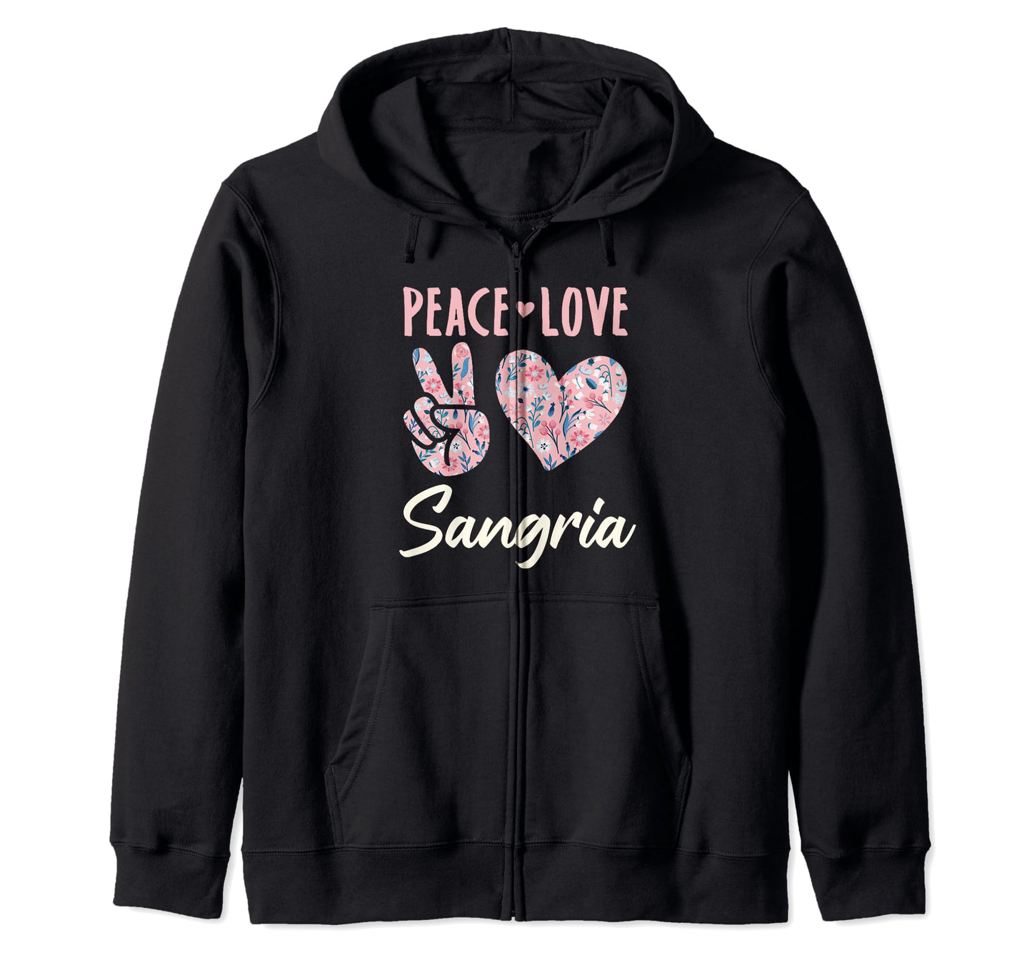 Peace Love Sangria Gifts And T-Shirt - Casual Everyday Wear for Adults - T-Shirt, Sweatshirt, Hoodie