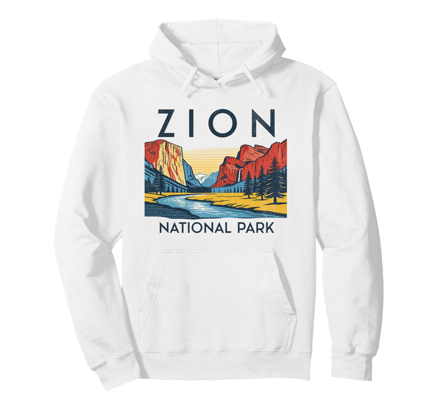Zion National Park Utah Usa Outdoor T-Shirt - Minimalist Print Unisex - T-Shirt, Sweatshirt, Hoodie