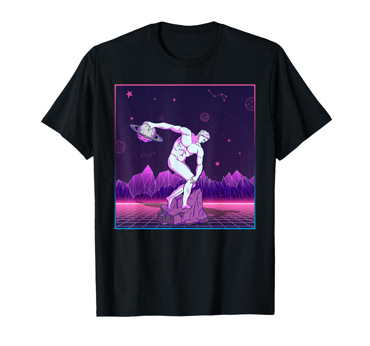 Celestial Aesthetic Vaporwave T-Shirt - Fun Novelty Design Men Women - T-Shirt, Sweatshirt, Hoodie