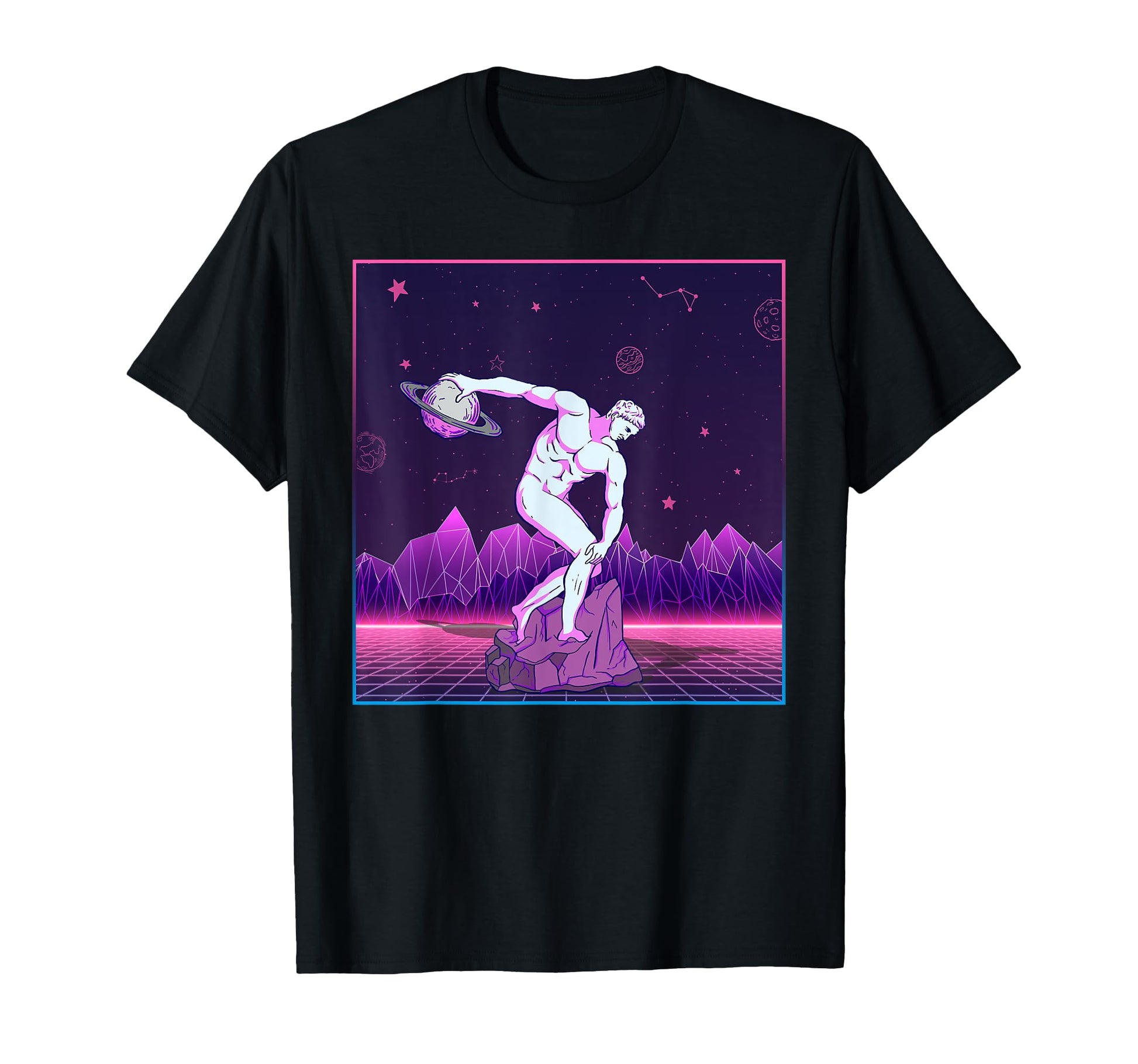 Celestial Aesthetic Vaporwave T-Shirt - Fun Novelty Design Men Women - T-Shirt, Sweatshirt, Hoodie