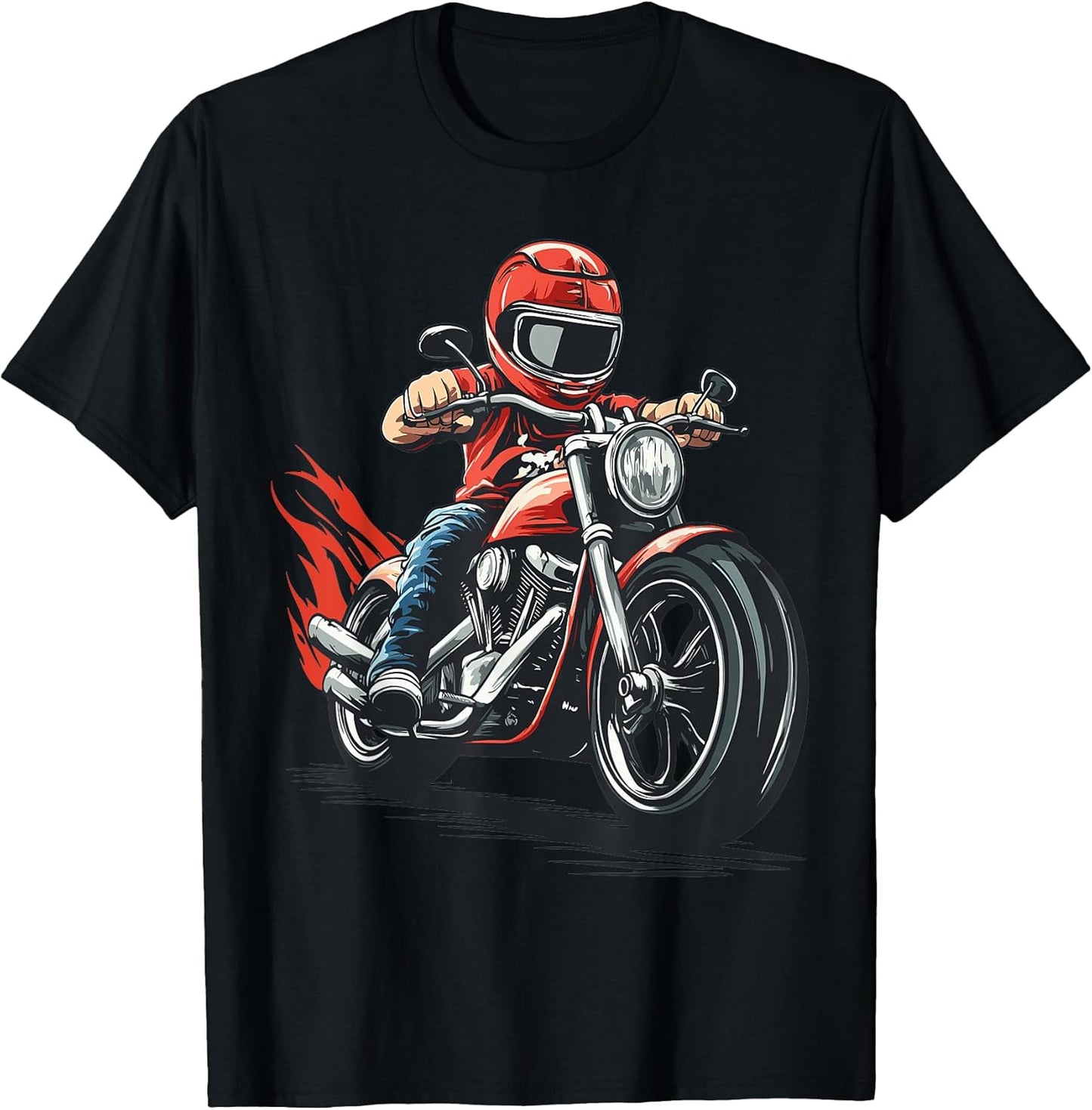 Motorbike, Motorcycle for Men Design - Adult & Kids T-Shirts, Sweatshirts & Hoodies apparel design preview 1