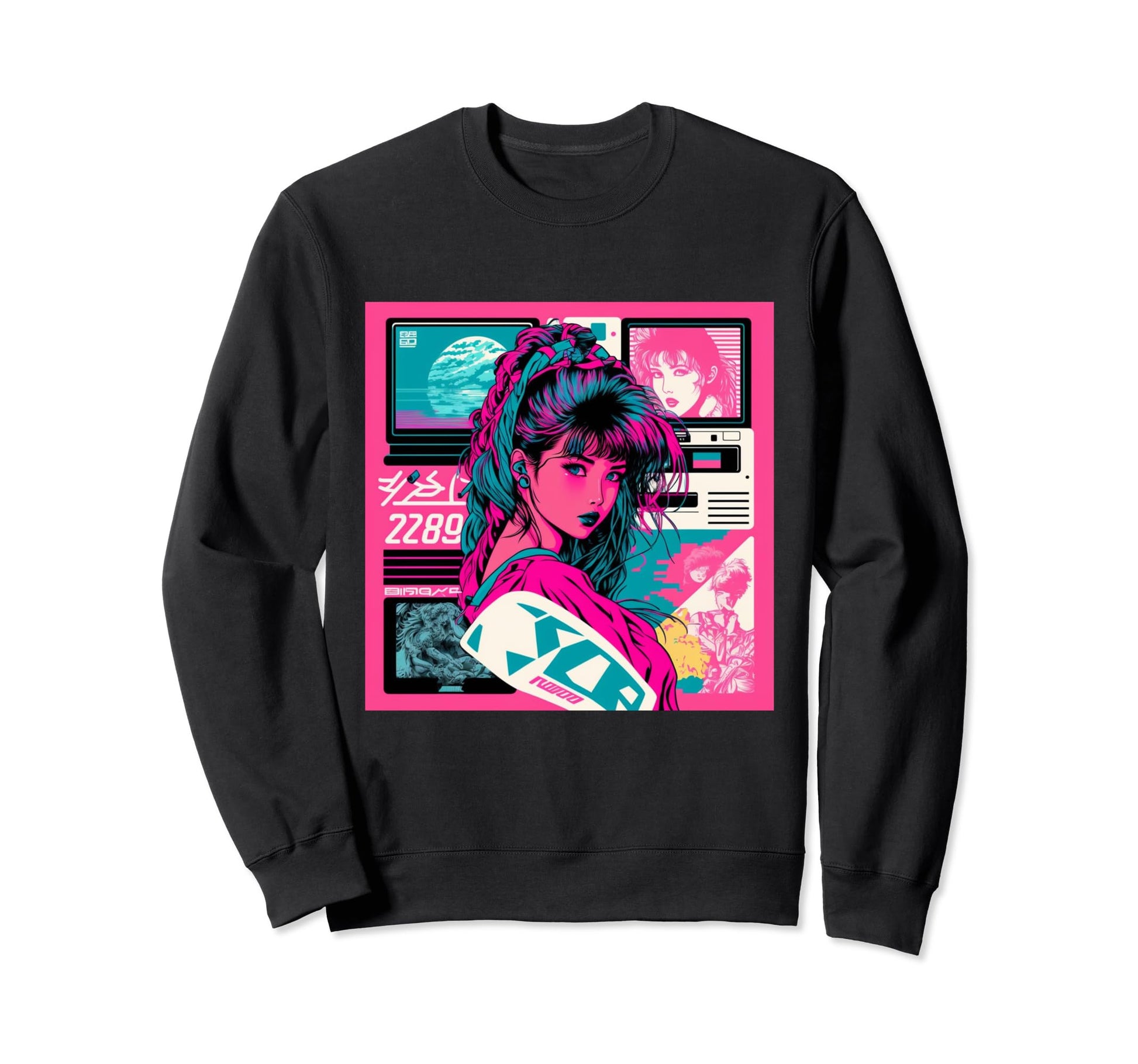 Vaporwave Aesthetic 90S Egirl Sweatshirt - Streetwear Style Men Women - T-Shirt, Sweatshirt, Hoodie