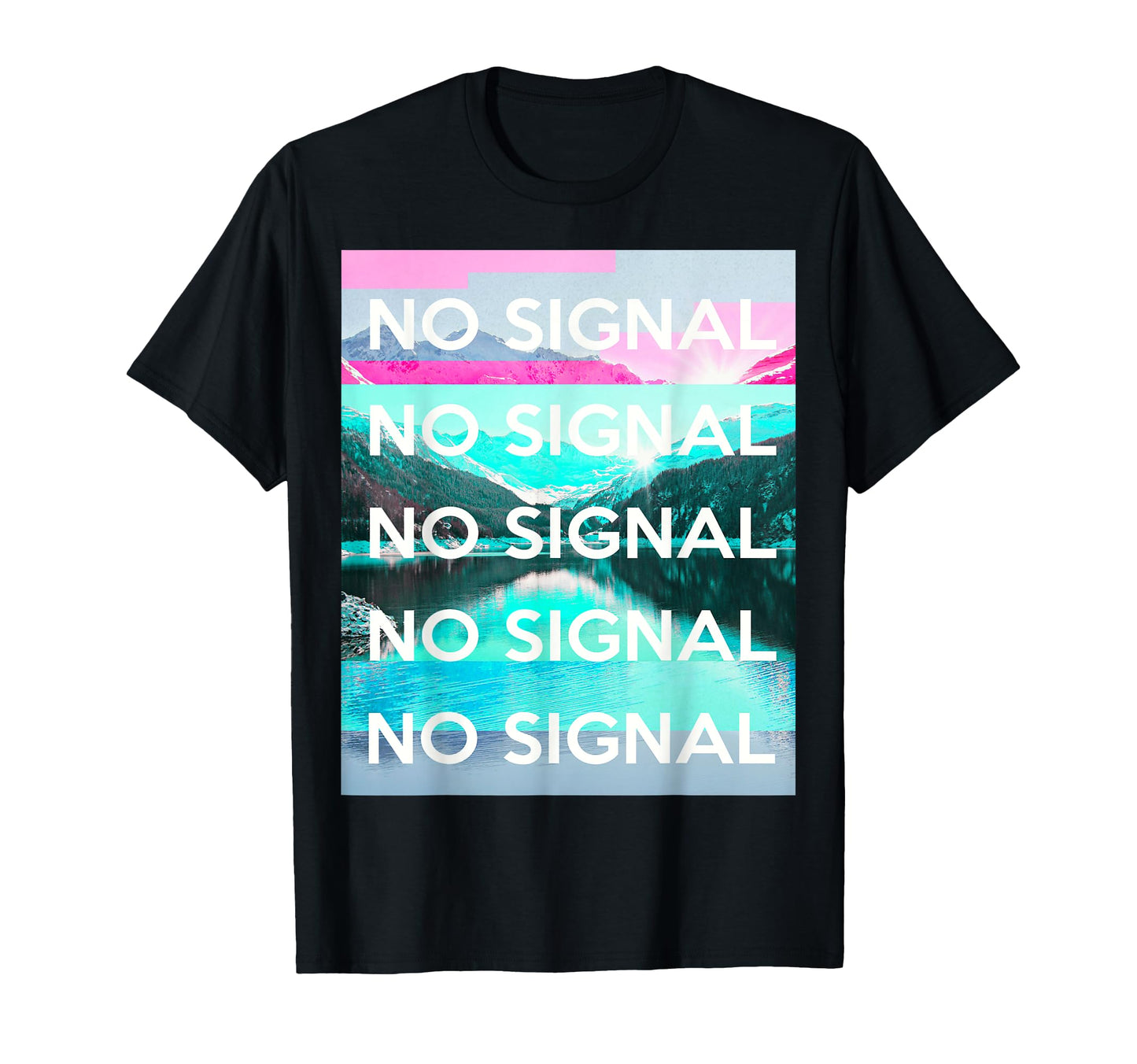 No Signal Aesthetic Japanese T-Shirt - Aesthetic Graphic for Adults - T-Shirt, Sweatshirt, Hoodie