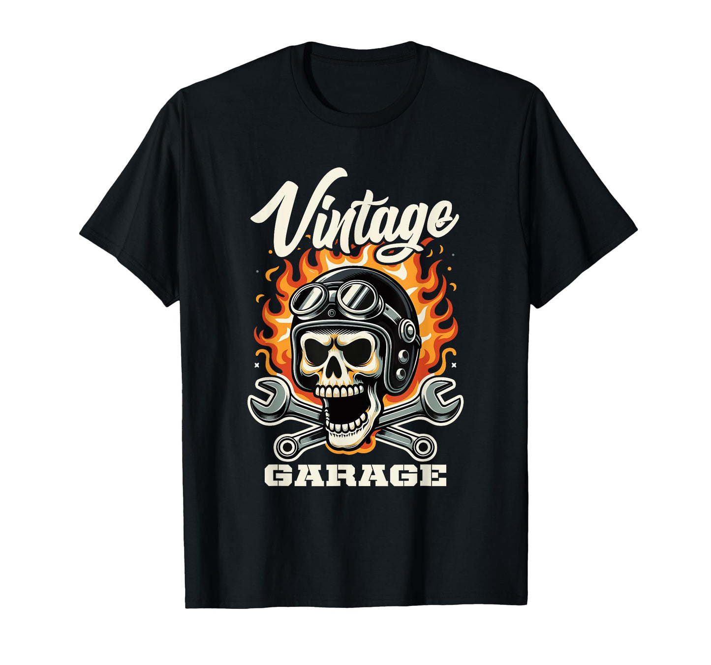 Garage Motorcycle Mechanic Biker T-Shirt - Novelty Apparel Men Women - T-Shirt, Sweatshirt, Hoodie