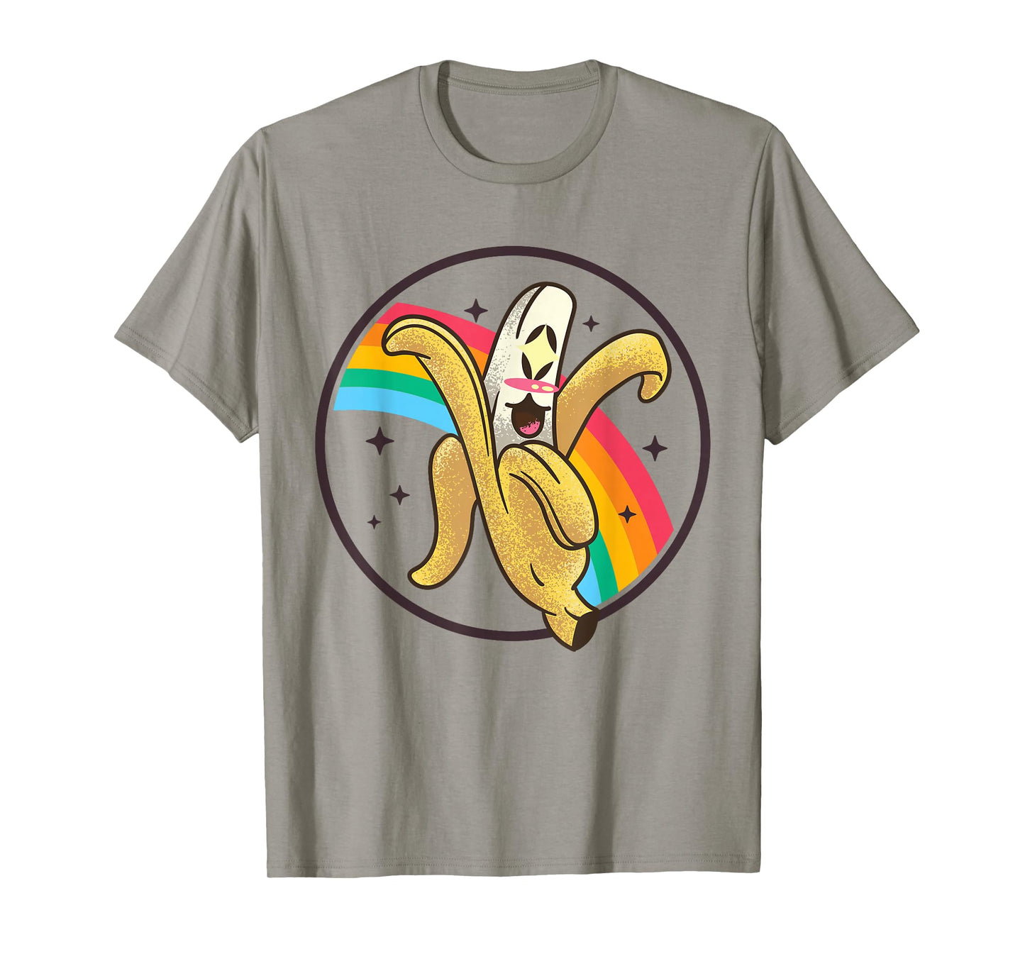 Japanese Banana Kawaii Rainbow Anime T-Shirt - Unique Graphic Unisex - T-Shirt, Sweatshirt, Hoodie