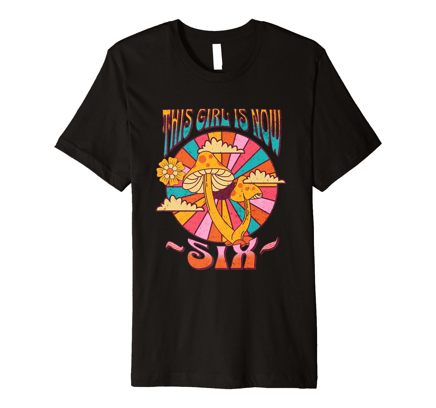 This Is Now 6 Mushroom 6Th Birthday T-Shirt - Unique Graphic for Adults - T-Shirt, Sweatshirt, Hoodie