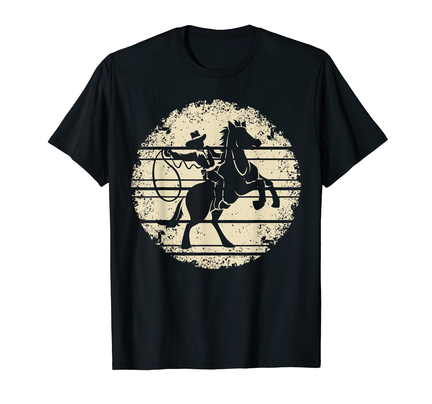 Western Cowboy Rodeo Horseback Riding T-Shirt - Unique Graphic Unisex - T-Shirt, Sweatshirt, Hoodie