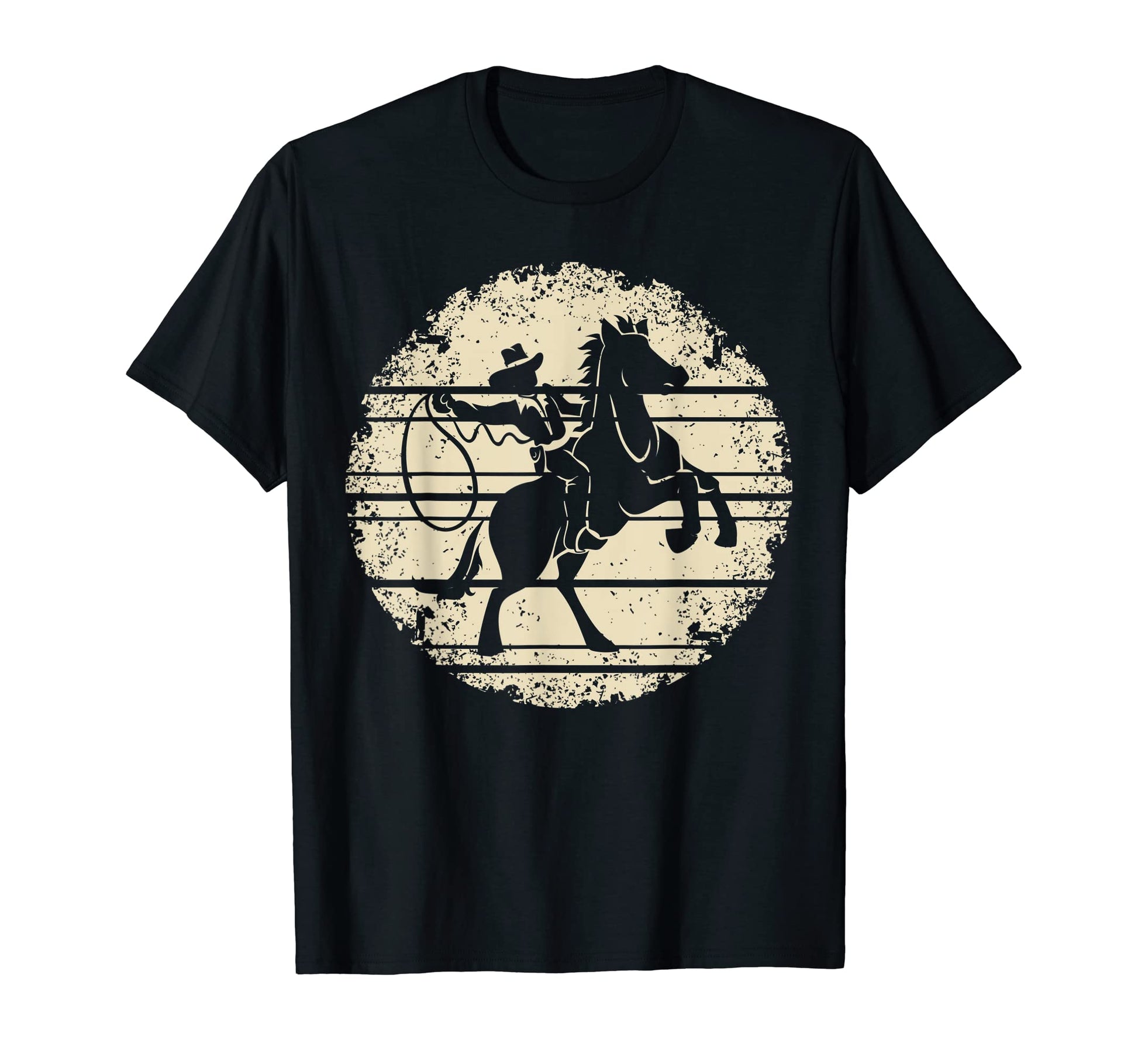 Western Cowboy Rodeo Horseback Riding T-Shirt - Unique Graphic Unisex - T-Shirt, Sweatshirt, Hoodie