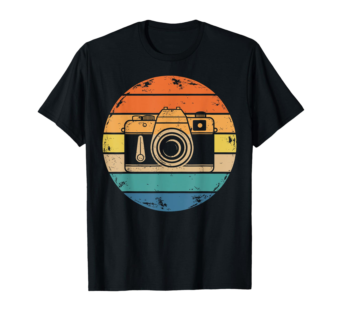 Distressed Photography Camera T-Shirt - Aesthetic Graphic Men Women - T-Shirt, Sweatshirt, Hoodie