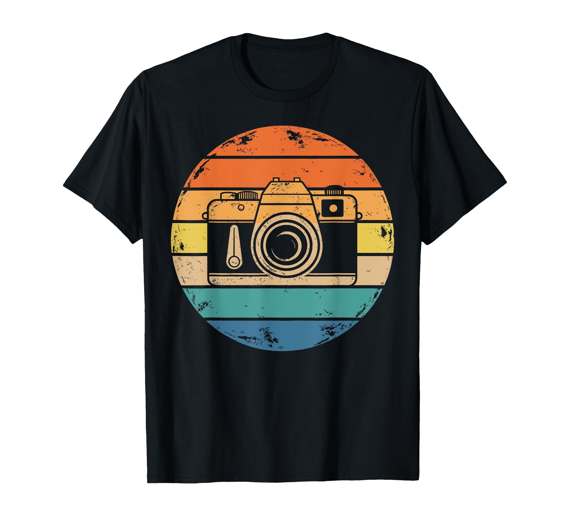 Distressed Photography Camera T-Shirt - Aesthetic Graphic Men Women - T-Shirt, Sweatshirt, Hoodie