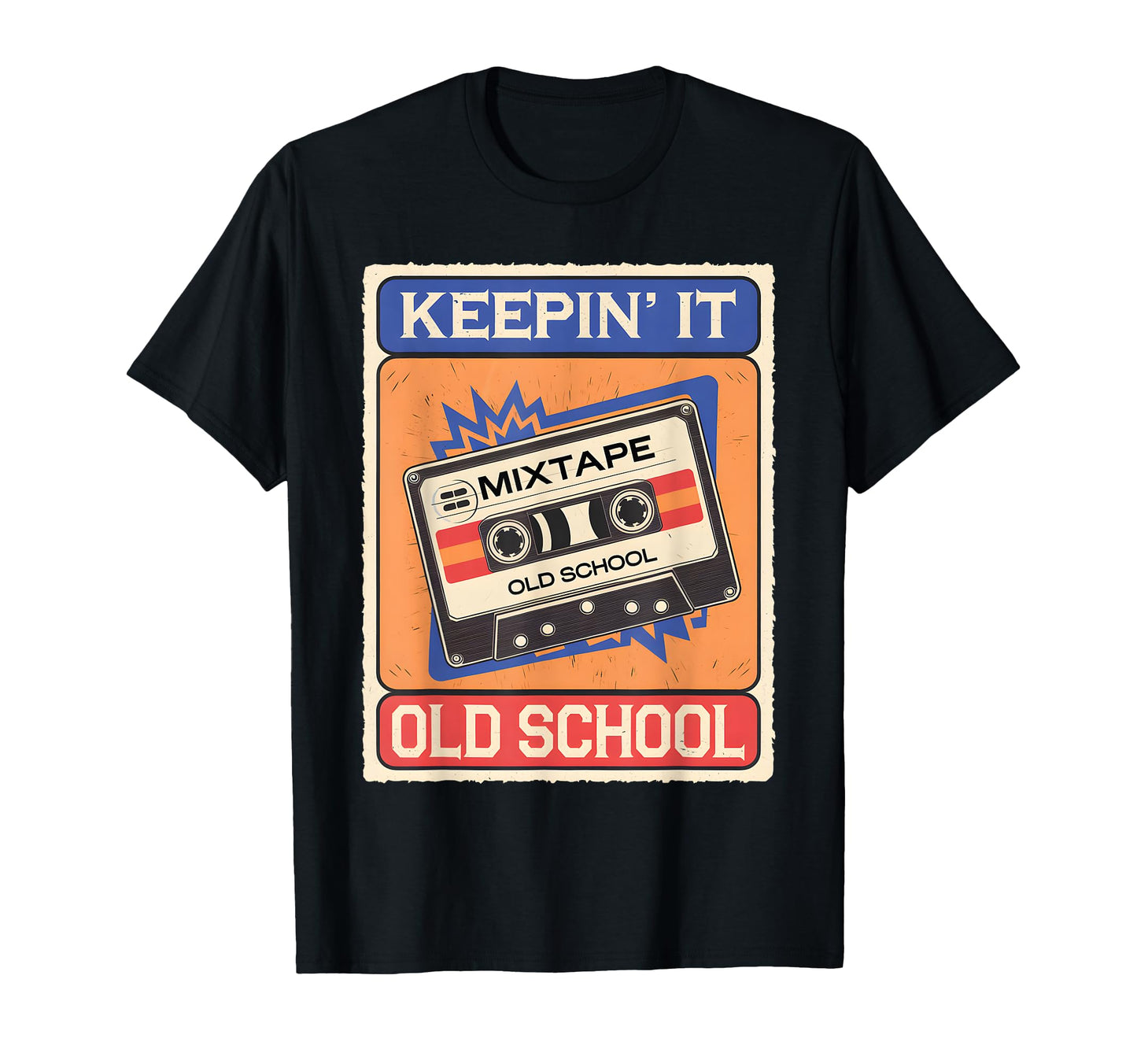 Old School Hip Hop 80S 90S Cassette T-Shirt - Unique Graphic Men Women - T-Shirt, Sweatshirt, Hoodie