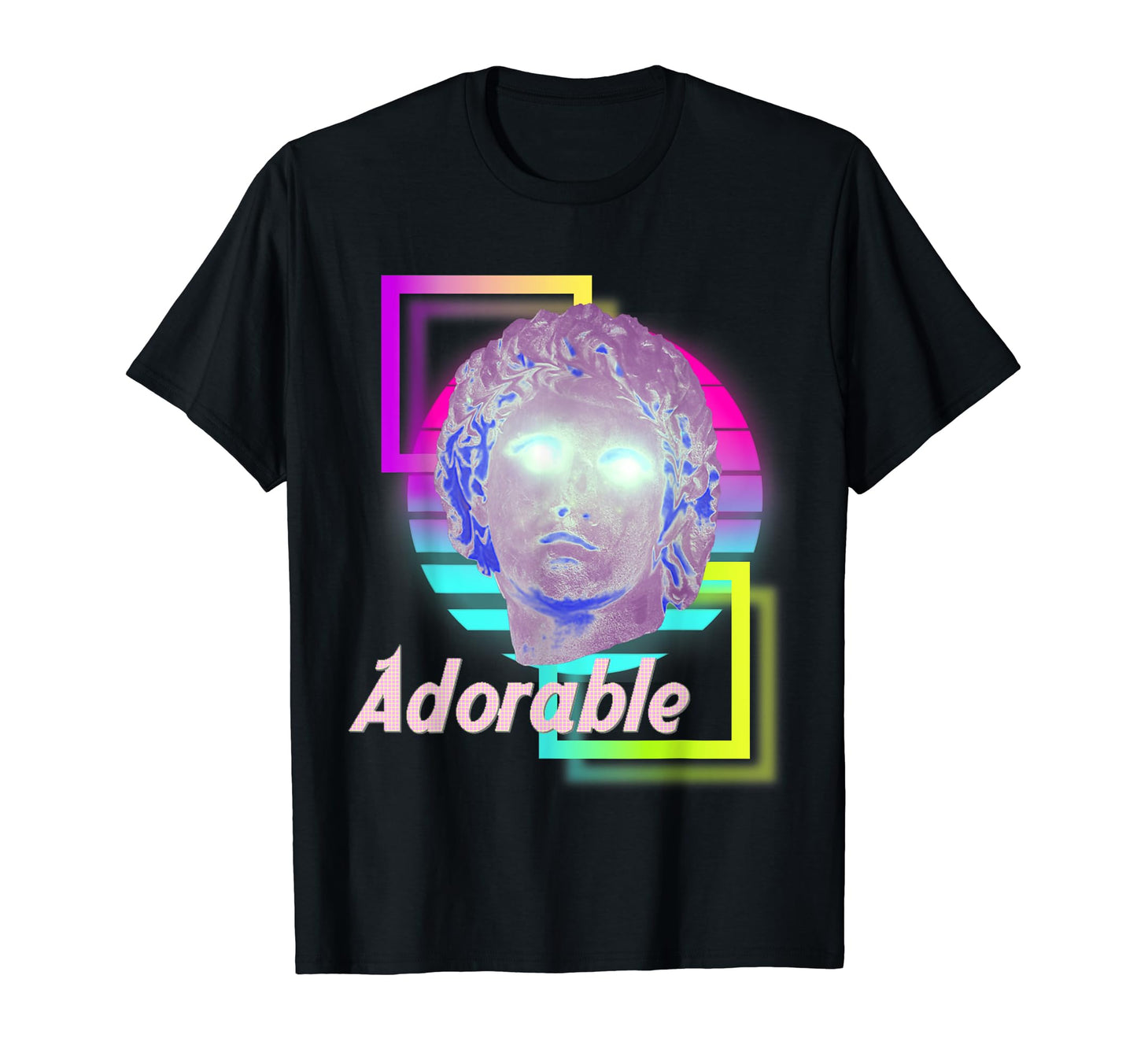 Adorable Aesthetic Vaporwave Anime T-Shirt - Minimalist Print Unisex - T-Shirt, Sweatshirt, Hoodie