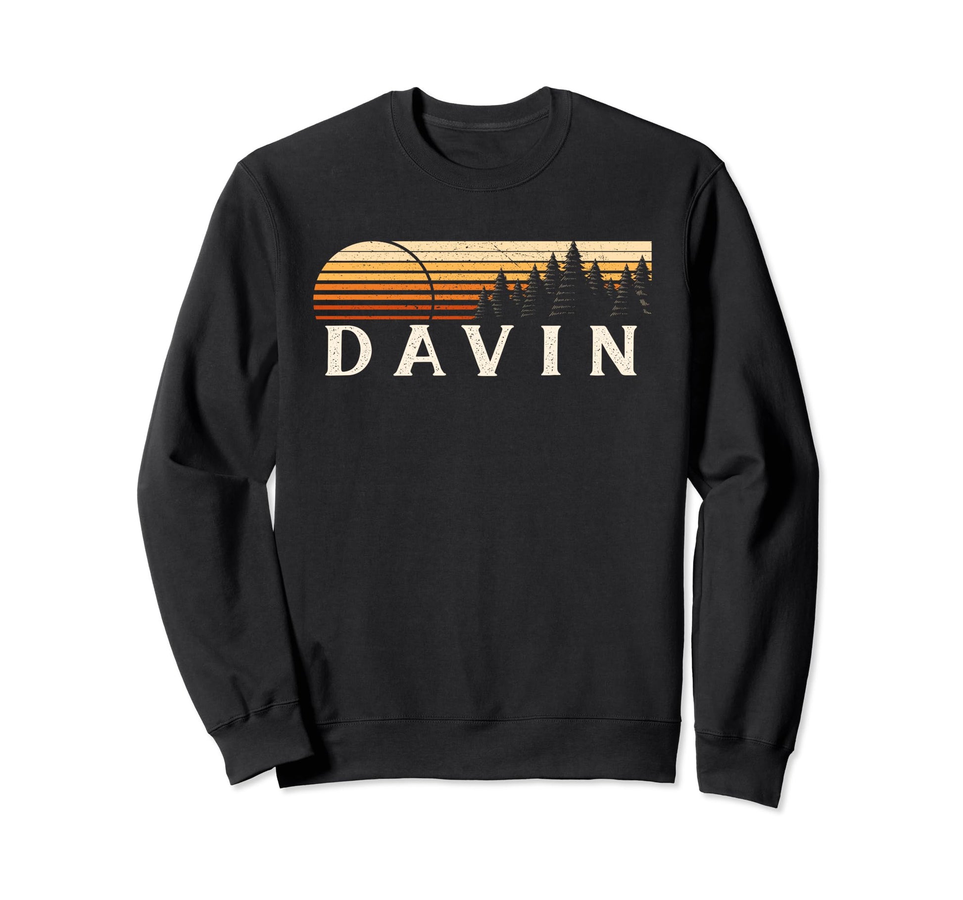 Davin Wv Evergreen Sunset Eighties Sweatshirt - Minimalist Print Men Women - T-Shirt, Sweatshirt, Hoodie