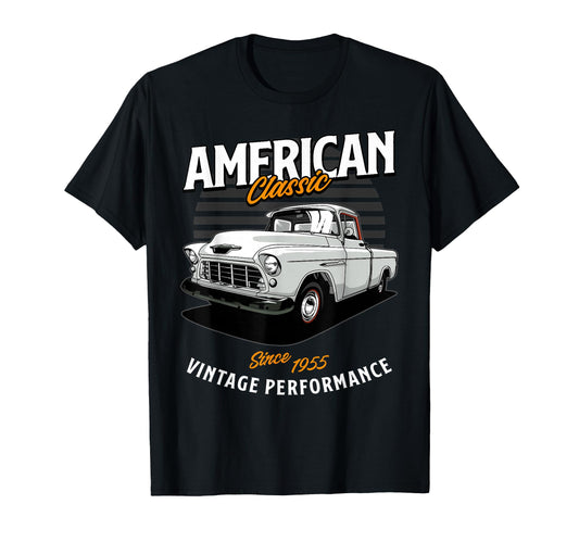 1955 55 Bel Air Silhouette American T-Shirt - Minimalist Print Men Women - T-Shirt, Sweatshirt, Hoodie