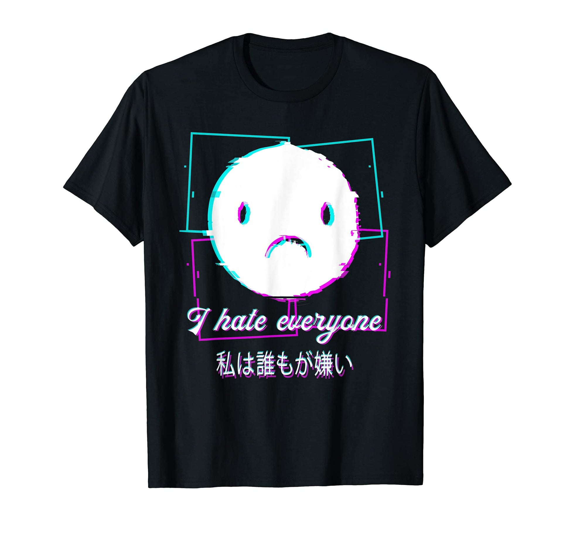 I Hate Everyone Aesthetic Vaporwave T-Shirt - Streetwear Style Men Women - T-Shirt, Sweatshirt, Hoodie