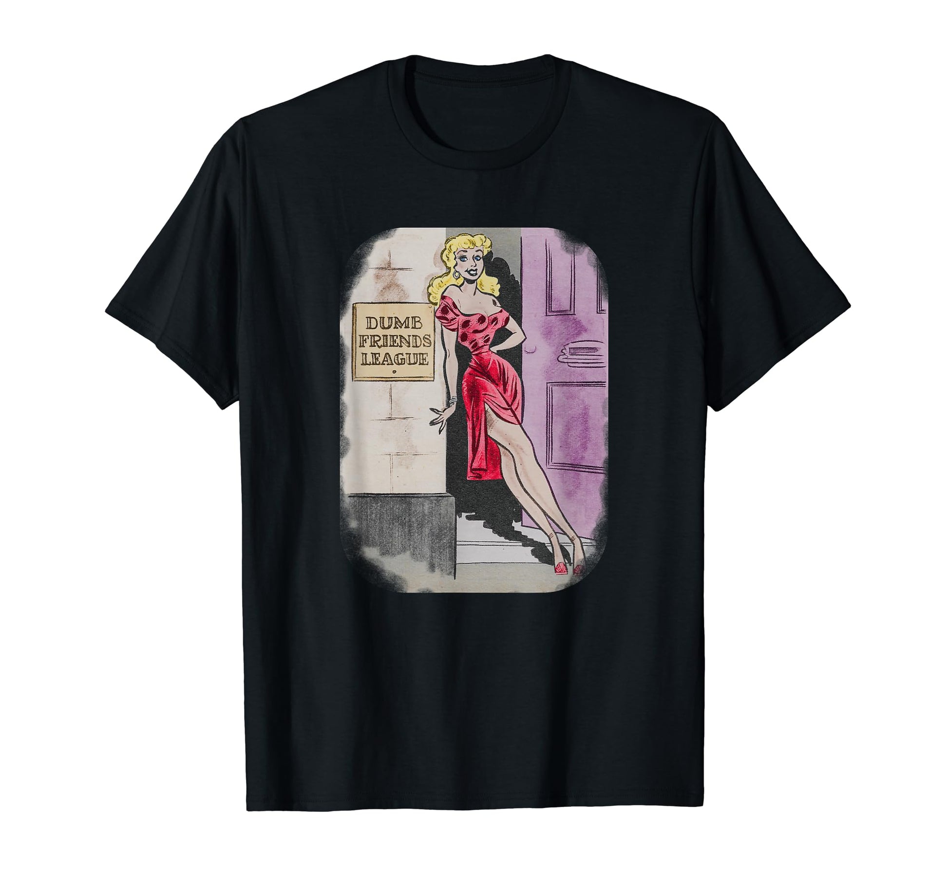 1950S Funny Comic Pin Up Gift T-Shirt - Novelty Apparel for Adults - T-Shirt, Sweatshirt, Hoodie