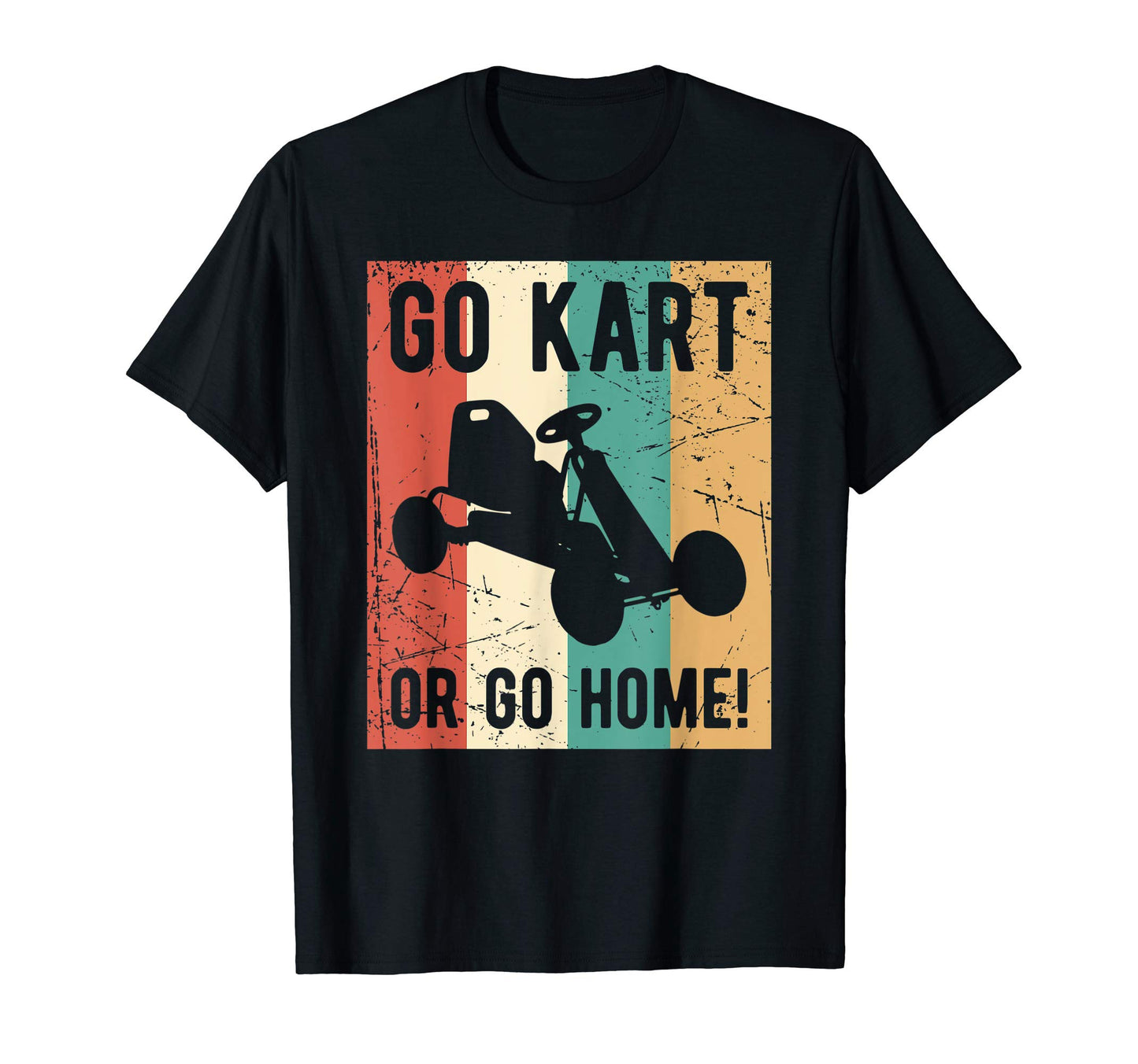 Go Kart Rainbow Karting Racer T-Shirt - Casual Everyday Wear for Adults - T-Shirt, Sweatshirt, Hoodie
