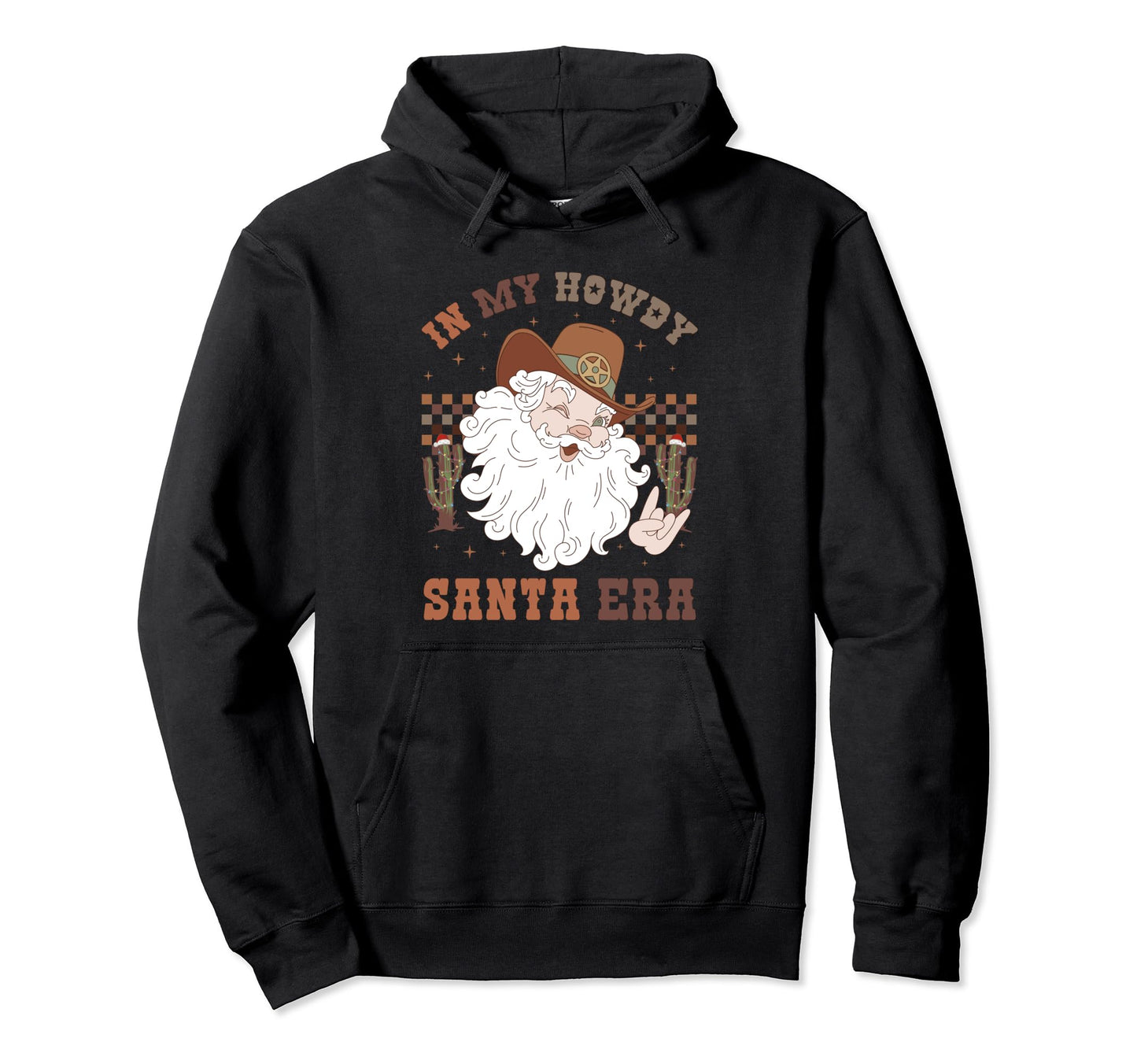 My Howdy Santa Era Tree Western Cowboy Hoodie - Streetwear Style for Adults - T-Shirt, Sweatshirt, Hoodie