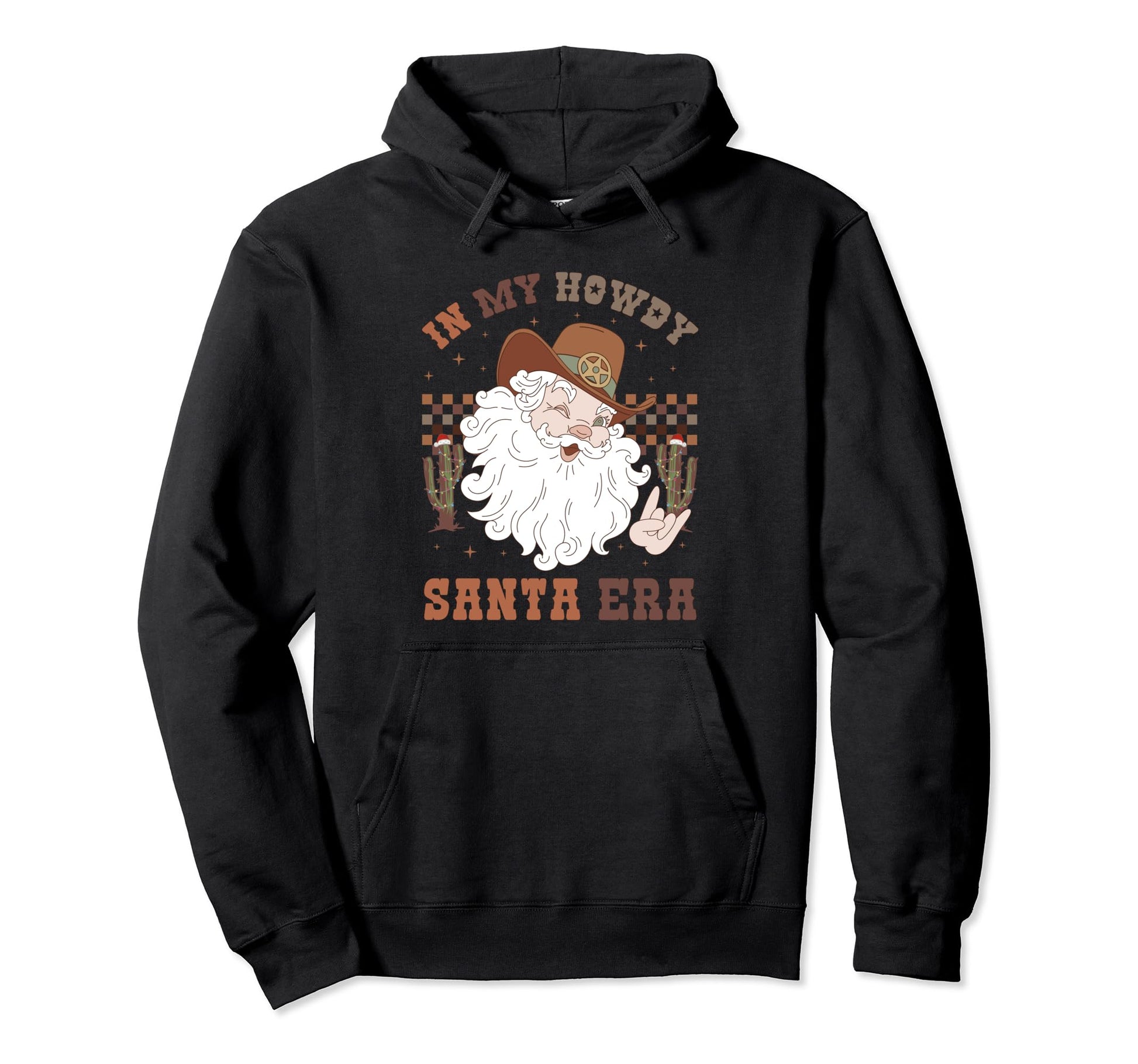 My Howdy Santa Era Tree Western Cowboy Hoodie - Streetwear Style for Adults - T-Shirt, Sweatshirt, Hoodie