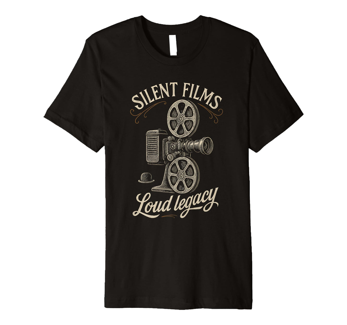 Silent Film Projector Cinema Reel T-Shirt - Casual Everyday Wear Men Women - T-Shirt, Sweatshirt, Hoodie