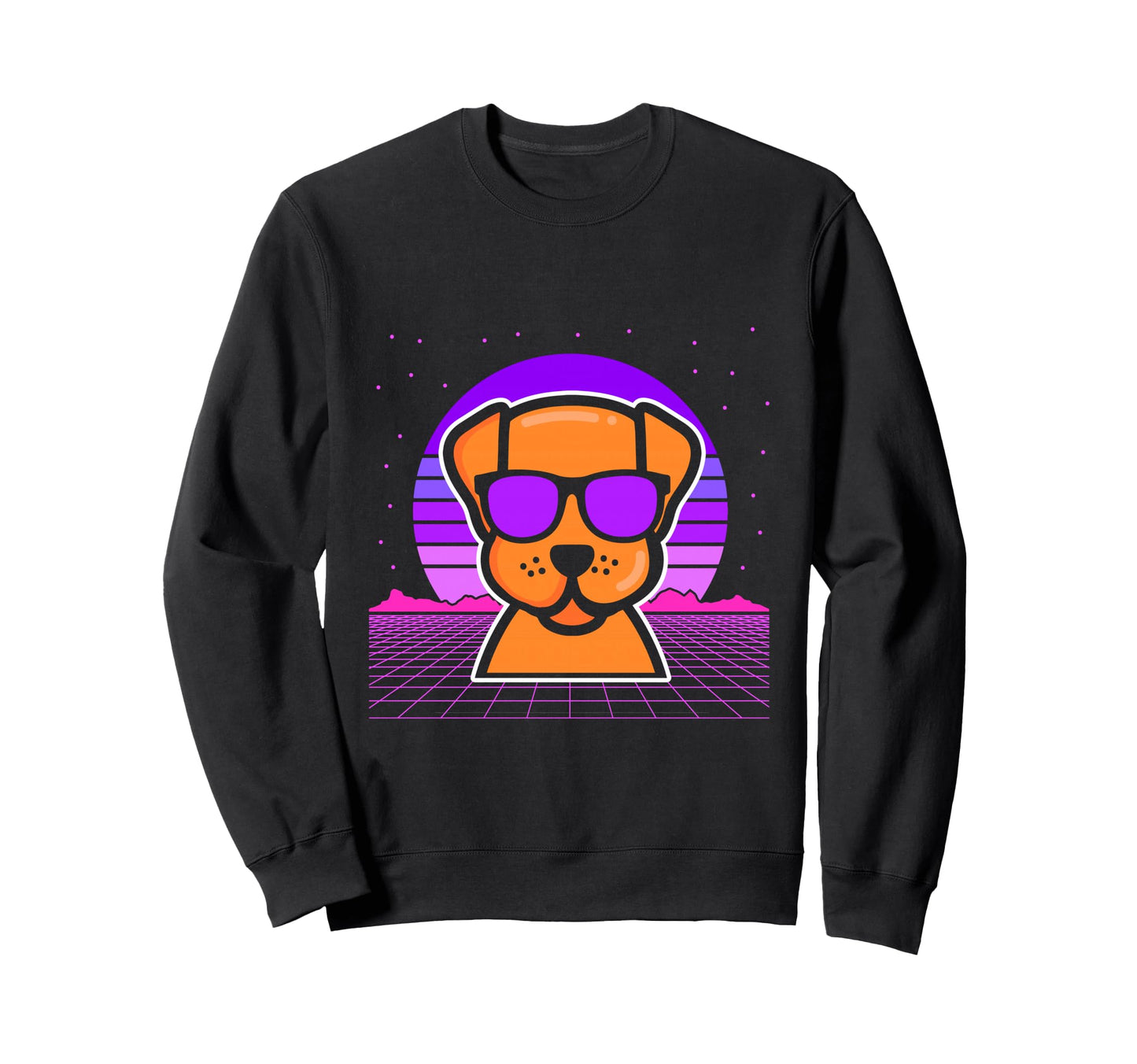 Aesthetic Vaporwave Outfits Dog Sweatshirt - Aesthetic Graphic for Adults - T-Shirt, Sweatshirt, Hoodie