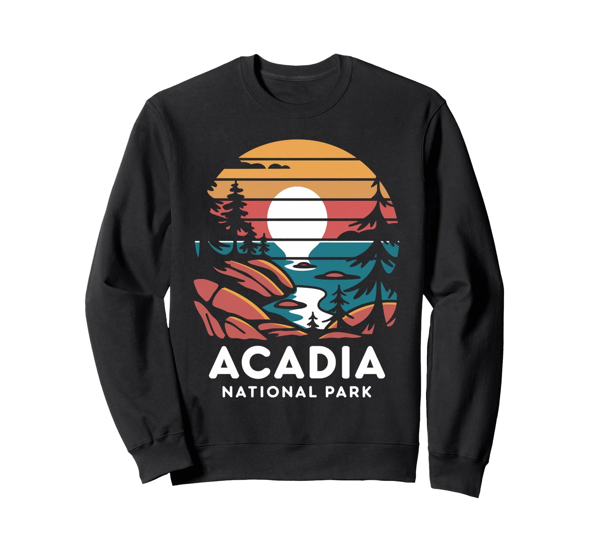 Acadia National Park Scenic Sweatshirt - Custom Art Print for Adults - T-Shirt, Sweatshirt, Hoodie