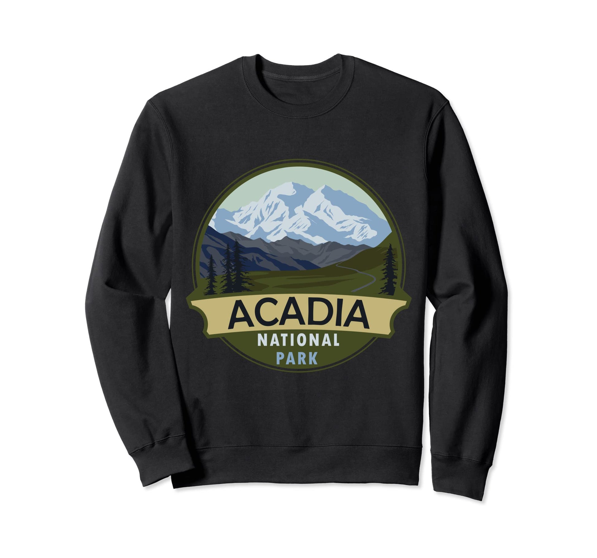 Acadia National Park Mountain Sweatshirt - Streetwear Style for Adults - T-Shirt, Sweatshirt, Hoodie