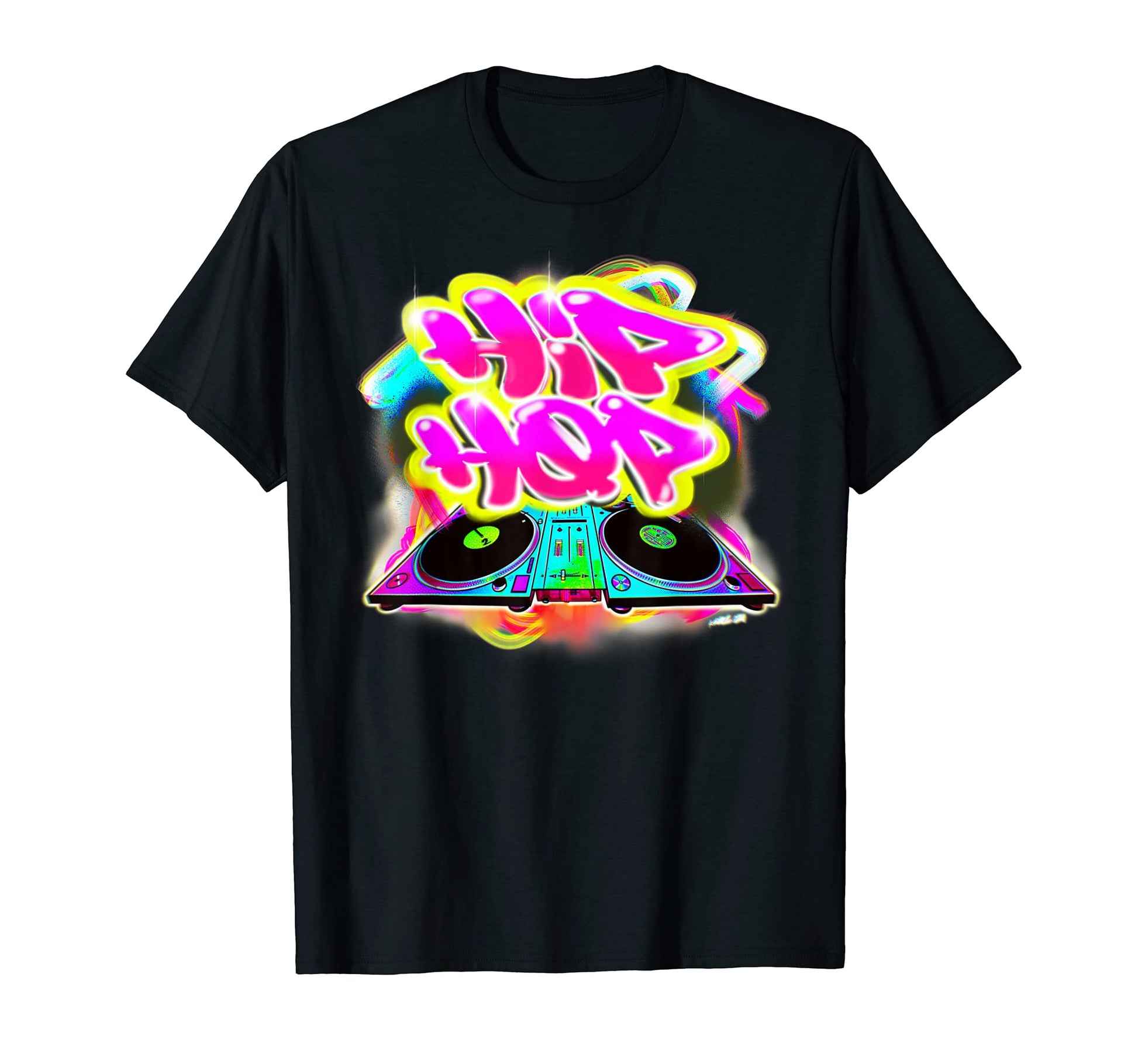 Old School Hip Hop Graffiti Dj T-Shirt - Streetwear Style Men Women - T-Shirt, Sweatshirt, Hoodie