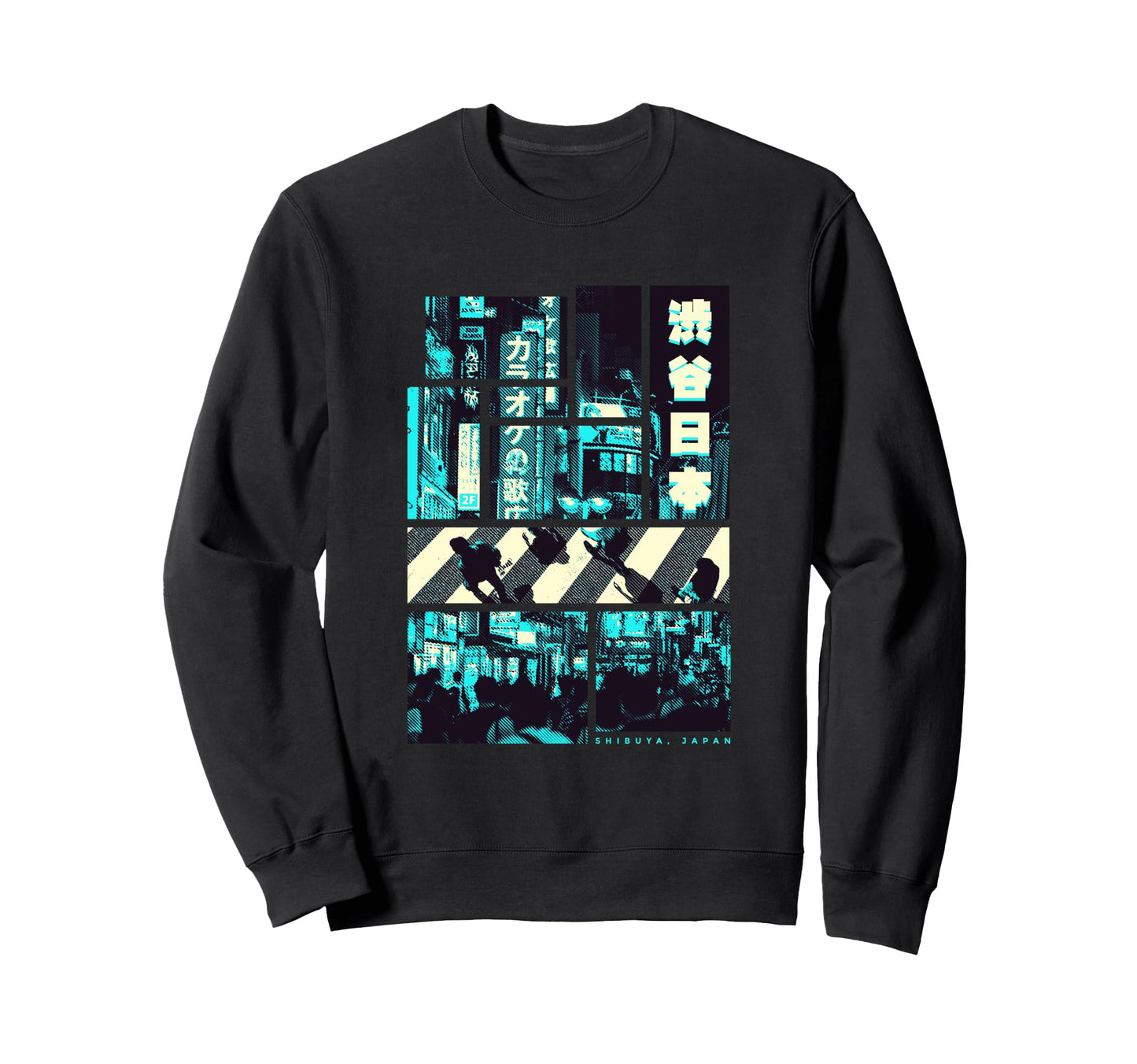 Aesthetic Vaporwave Japan 90S Tokyo Sweatshirt - Graphic Print for Adults - T-Shirt, Sweatshirt, Hoodie
