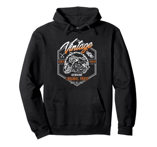 Birthday 1969 Gift Motorcycle 56 Years Hoodie - Casual Everyday Wear Unisex - T-Shirt, Sweatshirt, Hoodie