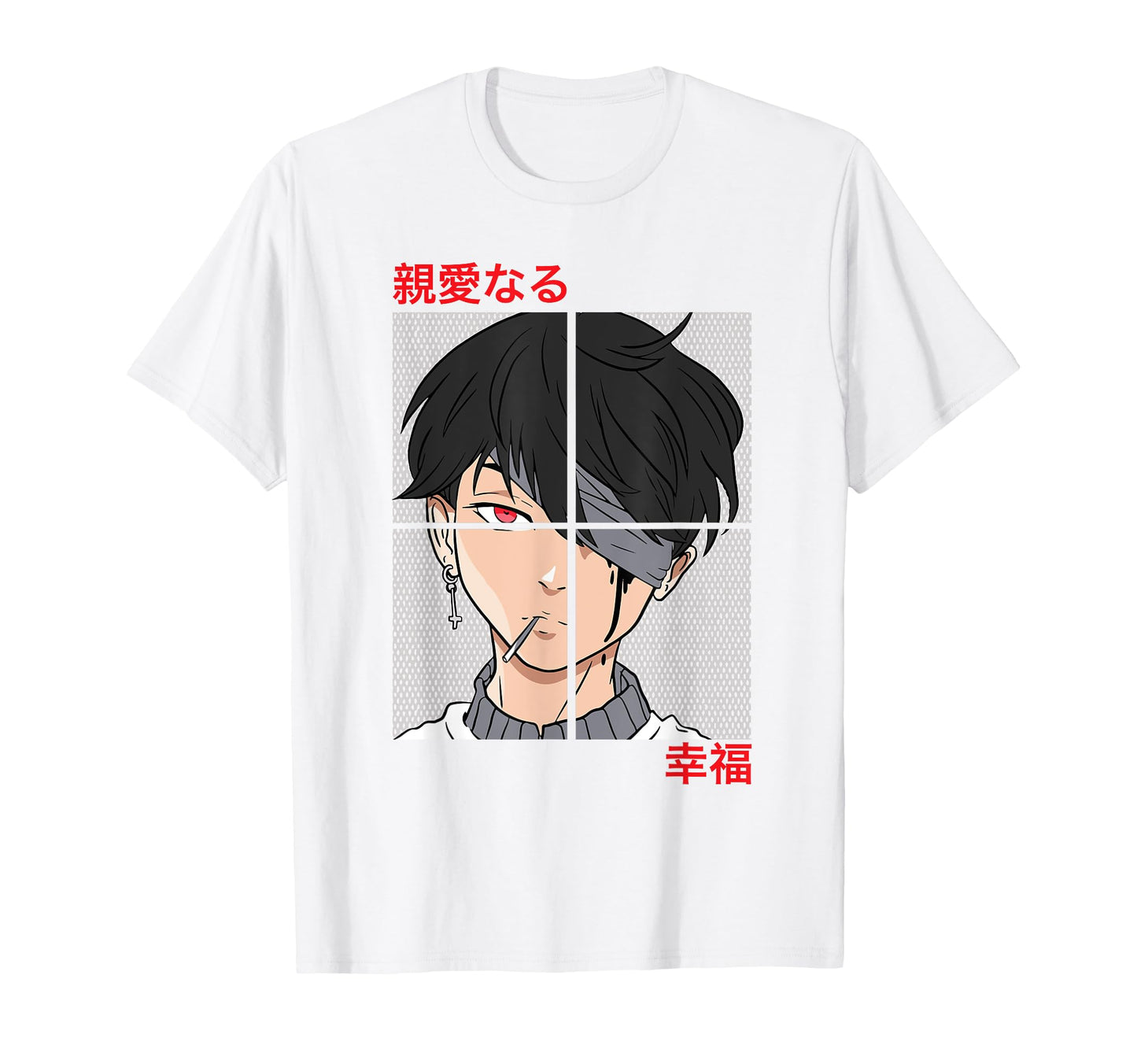90S Anime Aesthetic Anime Japanese T-Shirt - Minimalist Print Men Women - T-Shirt, Sweatshirt, Hoodie
