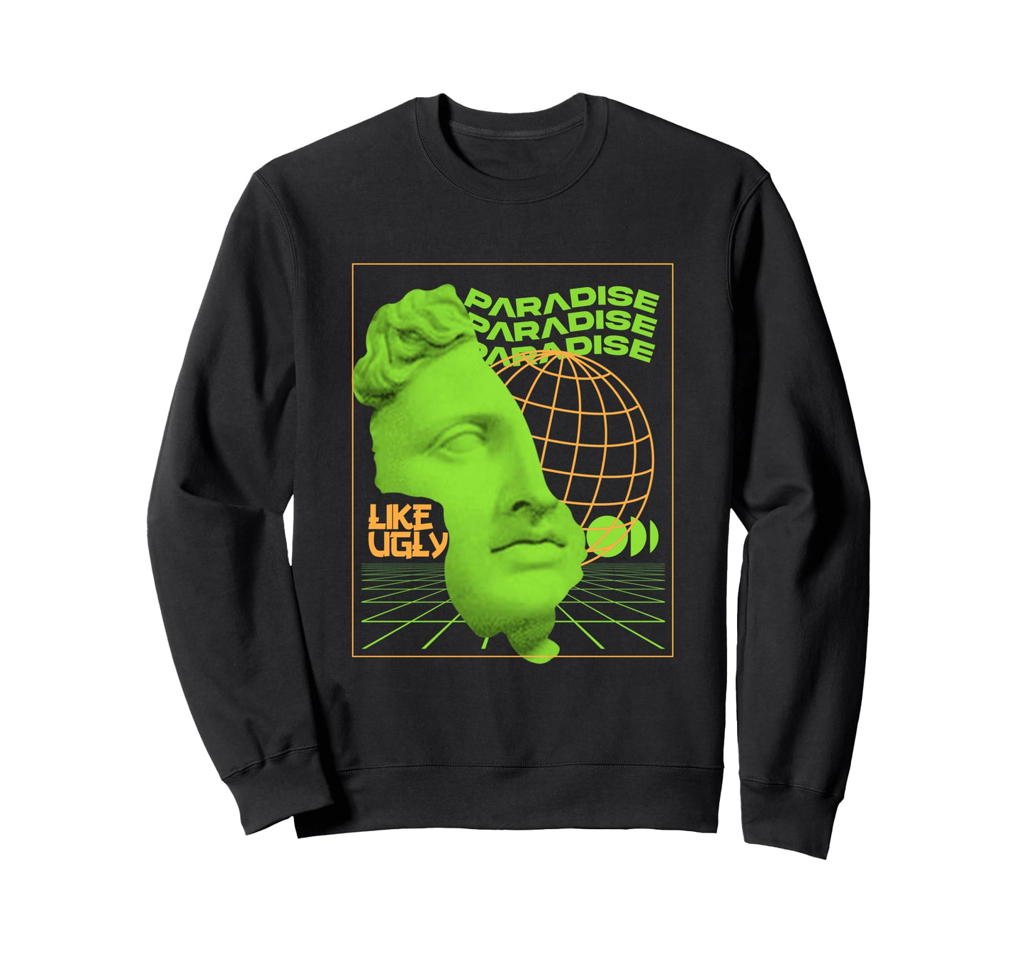 Paradise Greek Sculpture Aesthetic Sweatshirt - Graphic Print Men Women - T-Shirt, Sweatshirt, Hoodie