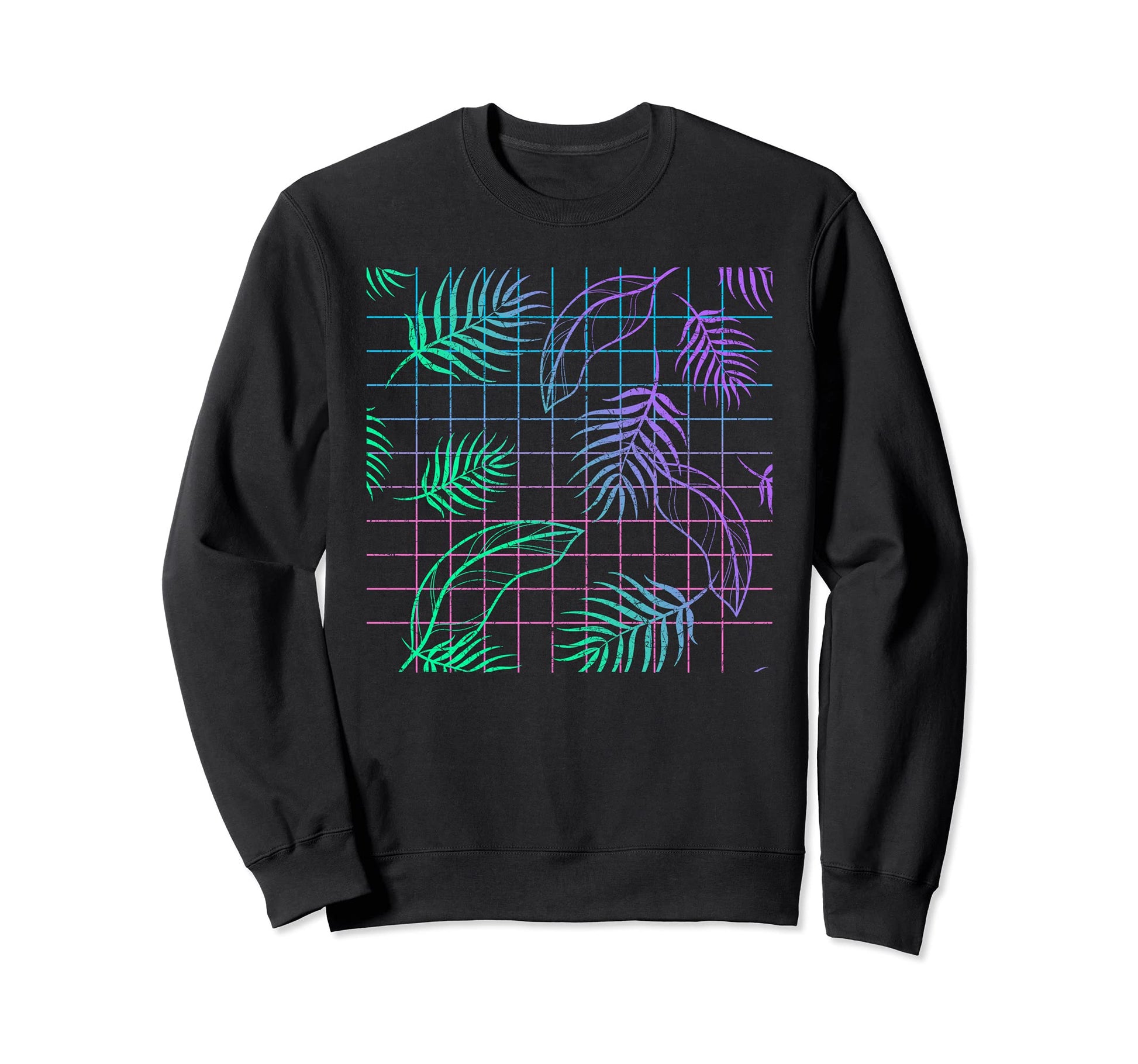 Summer Vacation Vaporwave Sweatshirt - Fun Novelty Design Men Women - T-Shirt, Sweatshirt, Hoodie