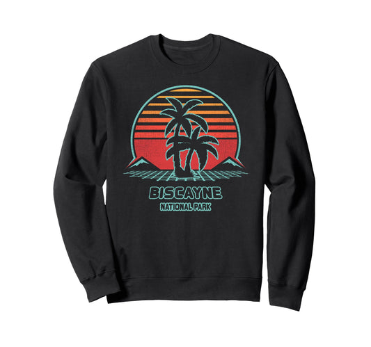 Biscayne National Park Beach 80S Sweatshirt - Minimalist Print Unisex - T-Shirt, Sweatshirt, Hoodie
