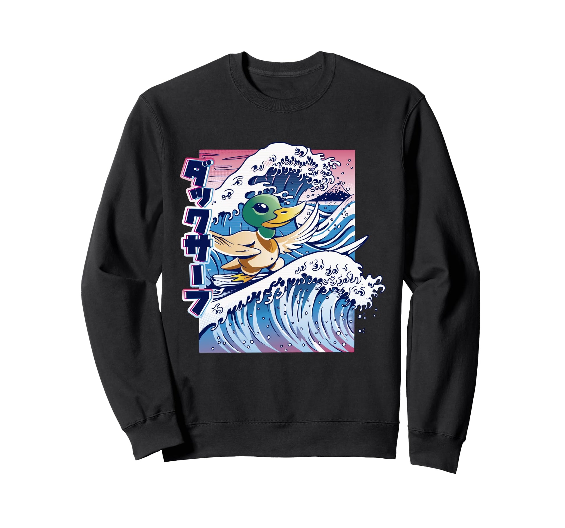 Vaporwave Aesthetic Japan Wave Sweatshirt - Minimalist Print Men Women - T-Shirt, Sweatshirt, Hoodie