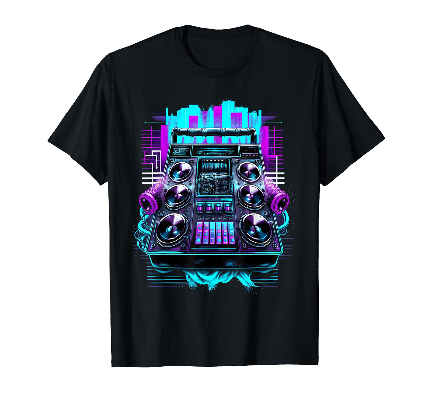 Vaporwave Aesthetic Synthwave Rave Pult T-Shirt - Graphic Print Unisex - T-Shirt, Sweatshirt, Hoodie