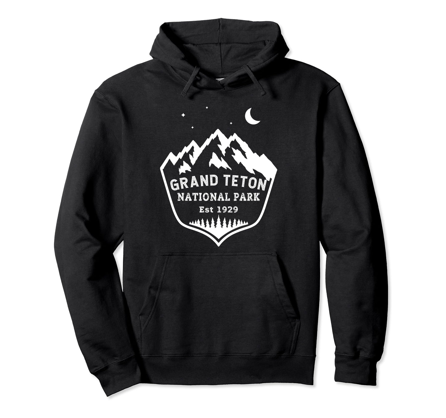 Mountains Grunge Grand Teton National Hoodie - Streetwear Style Unisex - T-Shirt, Sweatshirt, Hoodie