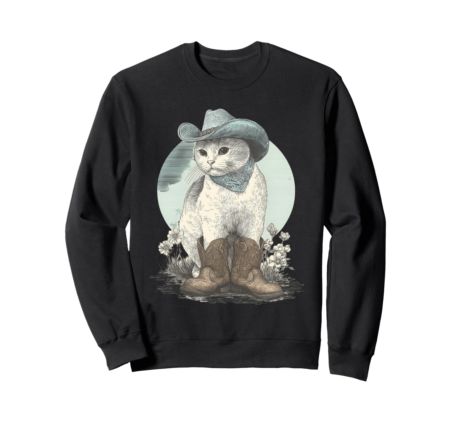 Western Country Cowgirl Funny Sweatshirt - Streetwear Style Men Women - T-Shirt, Sweatshirt, Hoodie