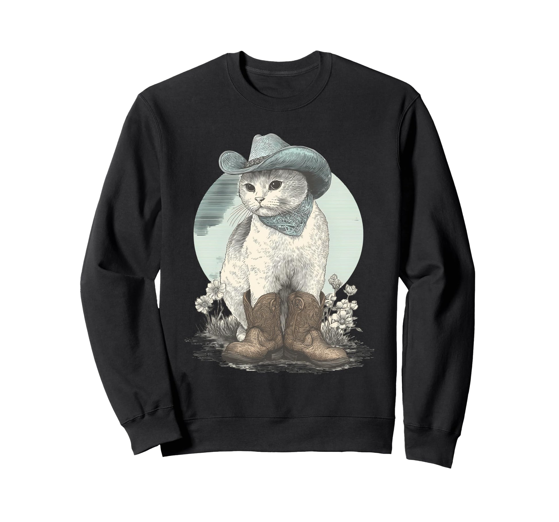 Western Country Cowgirl Funny Sweatshirt - Streetwear Style Men Women - T-Shirt, Sweatshirt, Hoodie