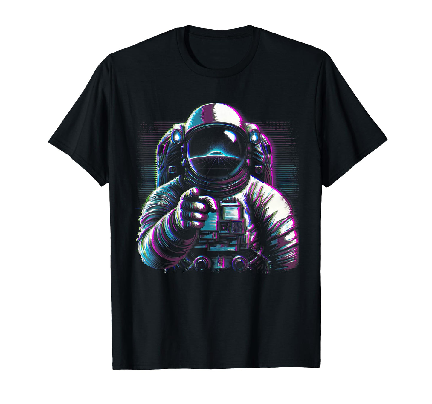 Cyber Astronaut Vaporwave Aesthetic T-Shirt - Streetwear Style Men Women - T-Shirt, Sweatshirt, Hoodie
