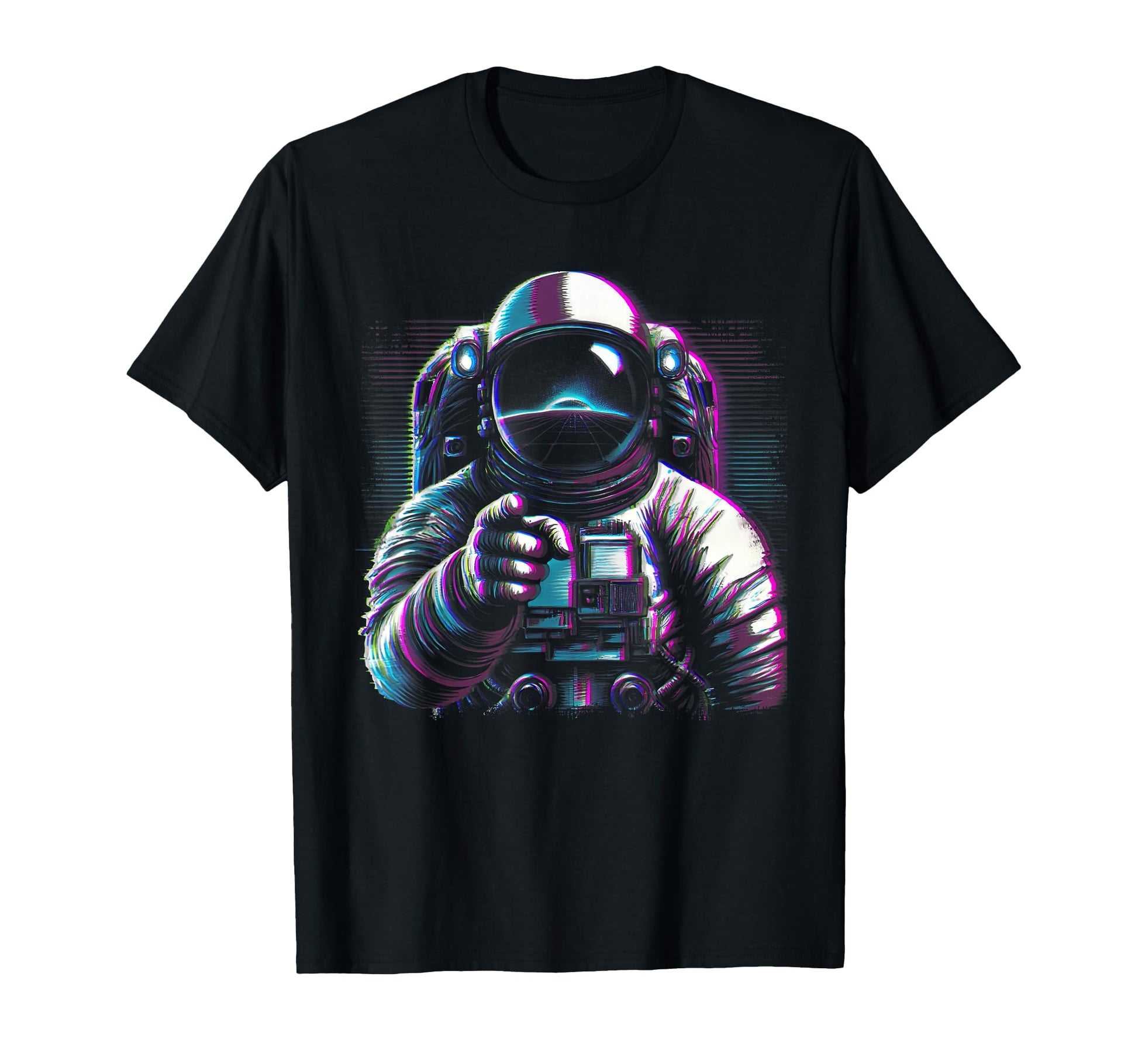 Cyber Astronaut Vaporwave Aesthetic T-Shirt - Streetwear Style Men Women - T-Shirt, Sweatshirt, Hoodie