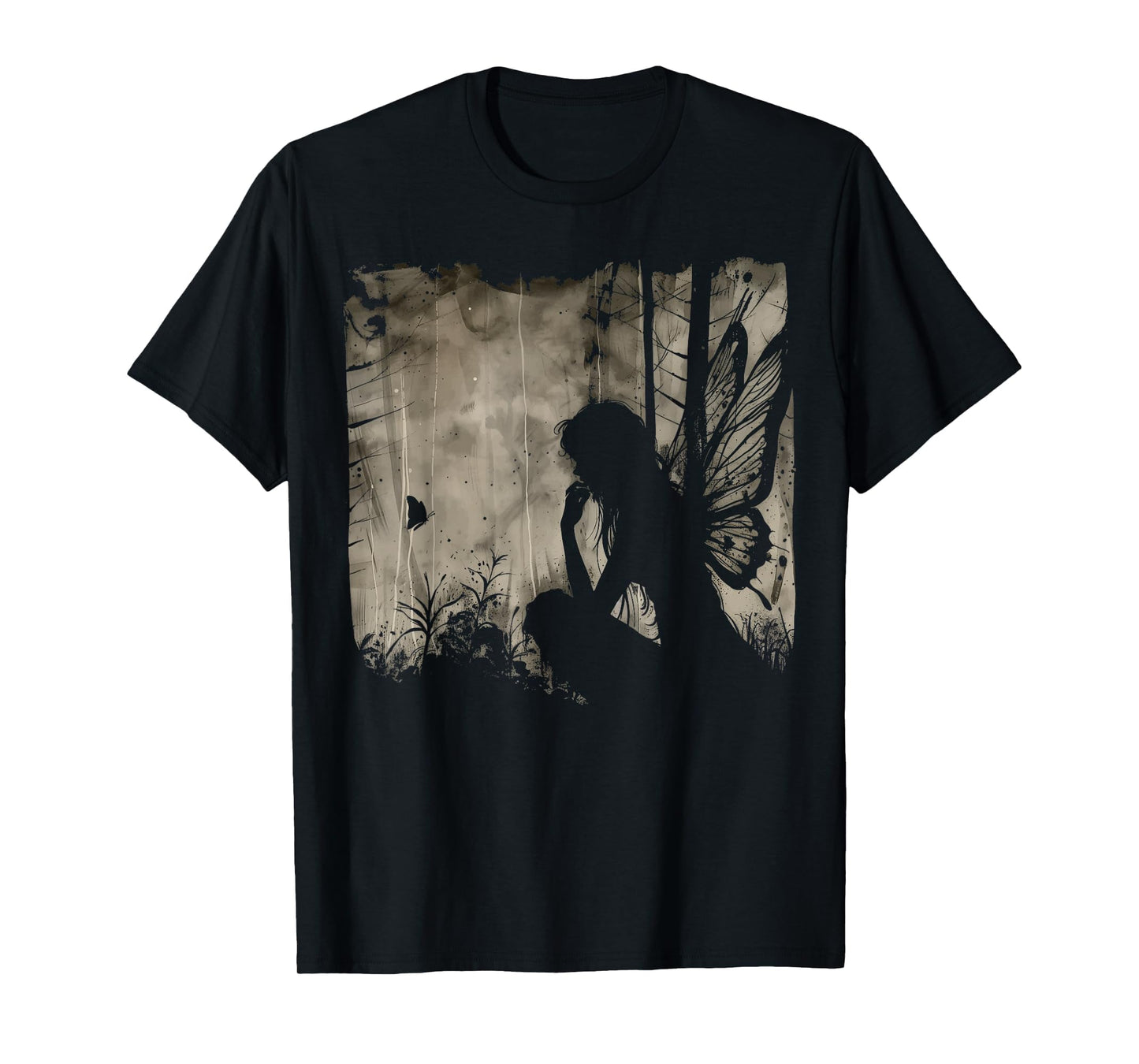 Dark Fairycore Fairy Art Grunge T-Shirt - Novelty Apparel Men Women - T-Shirt, Sweatshirt, Hoodie