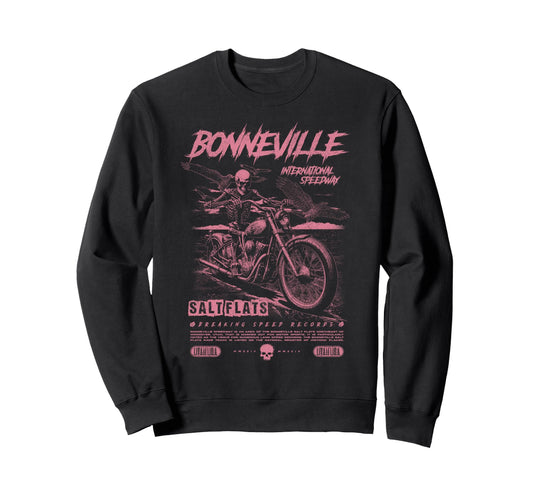 Bonneville Salt Flats Motorcycle Sweatshirt - Casual Everyday Wear Unisex - T-Shirt, Sweatshirt, Hoodie